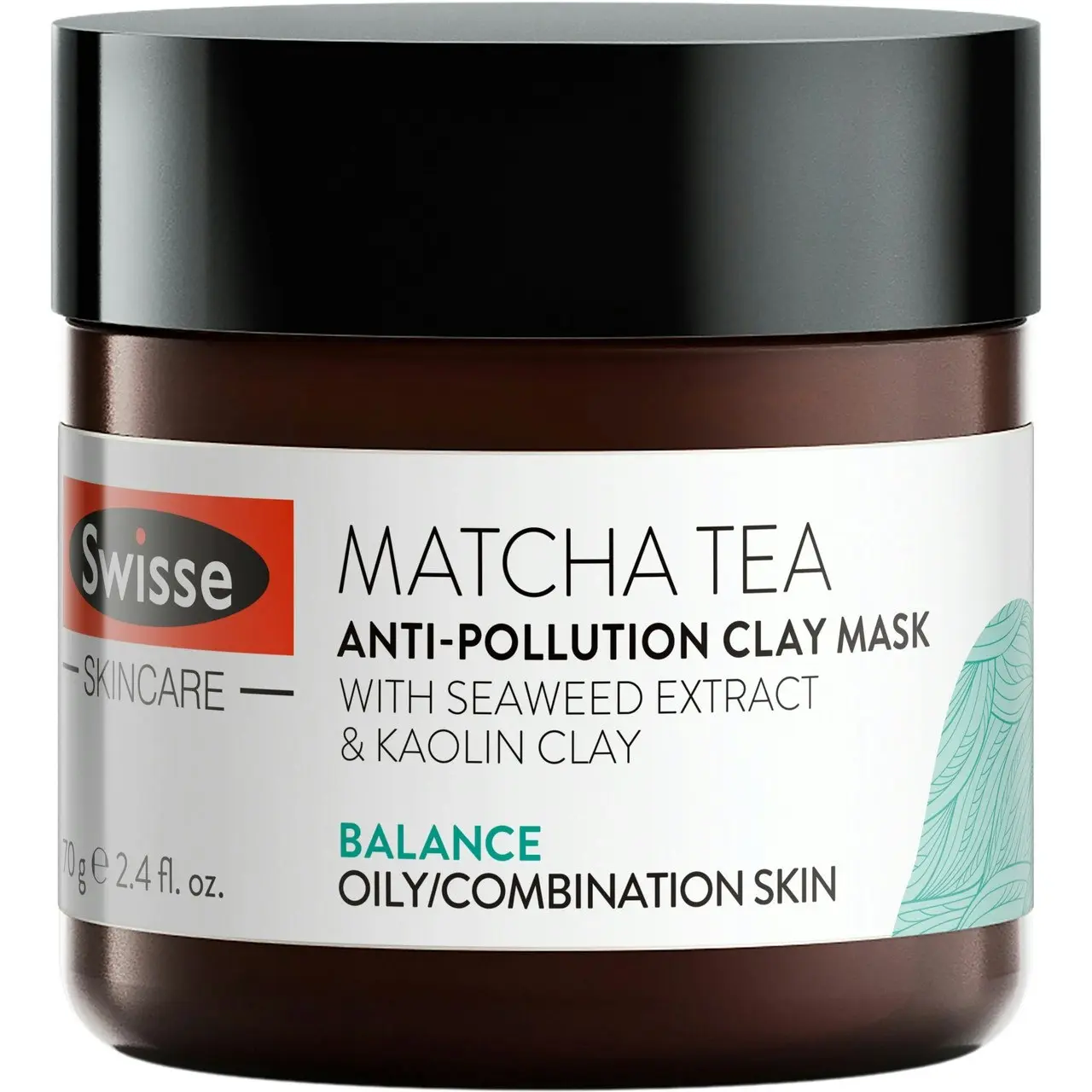 Swisse Skincare Matcha Tea Anti-Pollution Clay Mask 70g