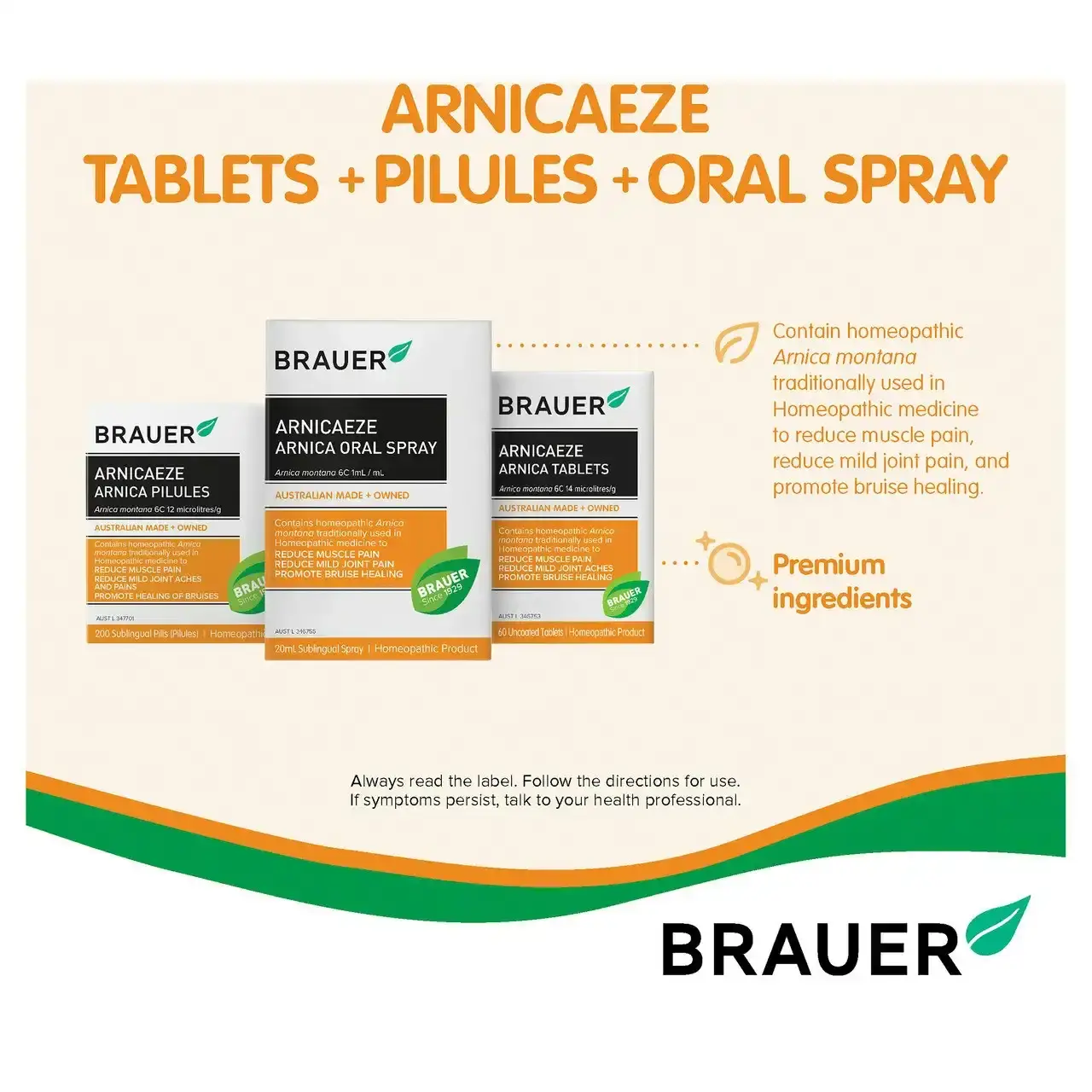 Brauer Arnicaeze Arnica 60 tablets