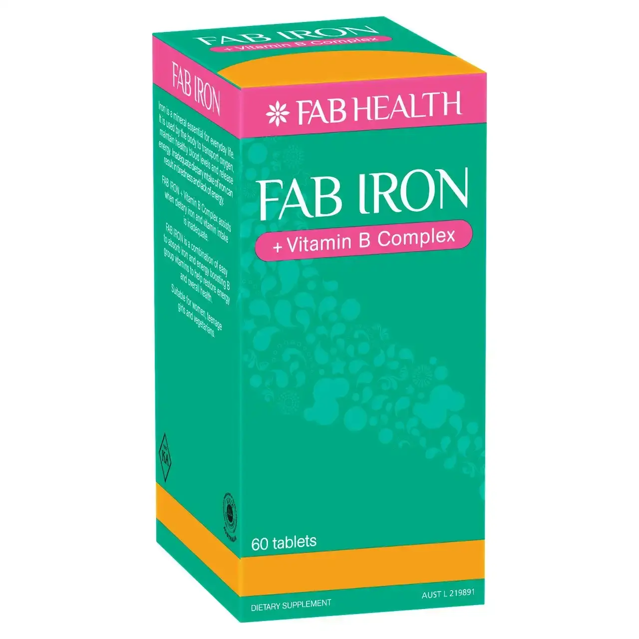 fab IRON + Vitamin B Complex Tablets