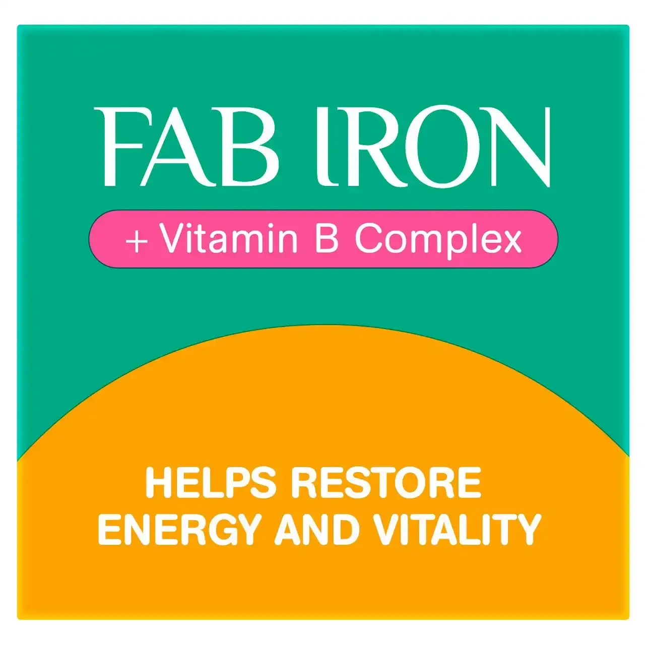 fab IRON + Vitamin B Complex Tablets