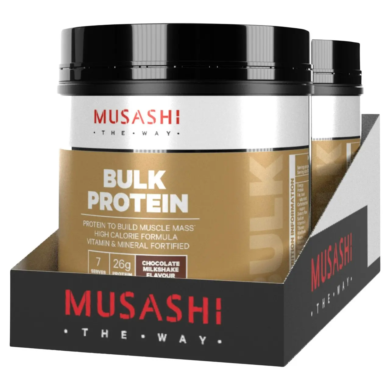 Musashi Bulk Protein Chocolate Milkshake 420g