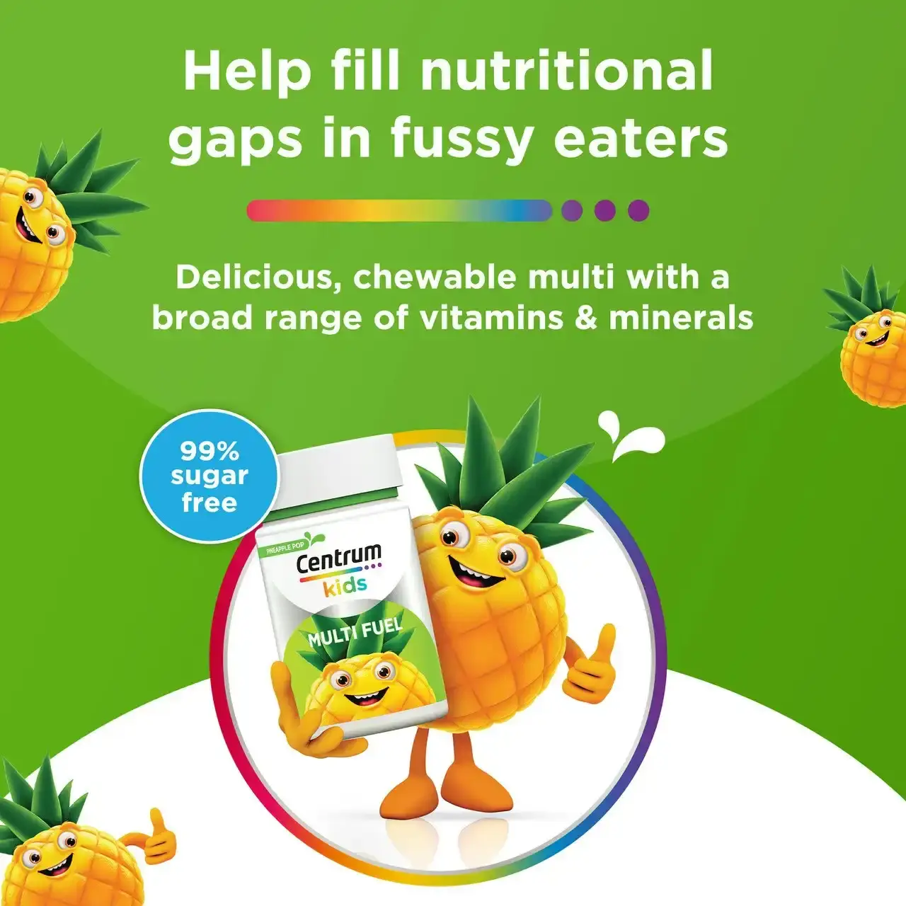 Centrum Kids Multi Fuel 50 Chewable Tablets