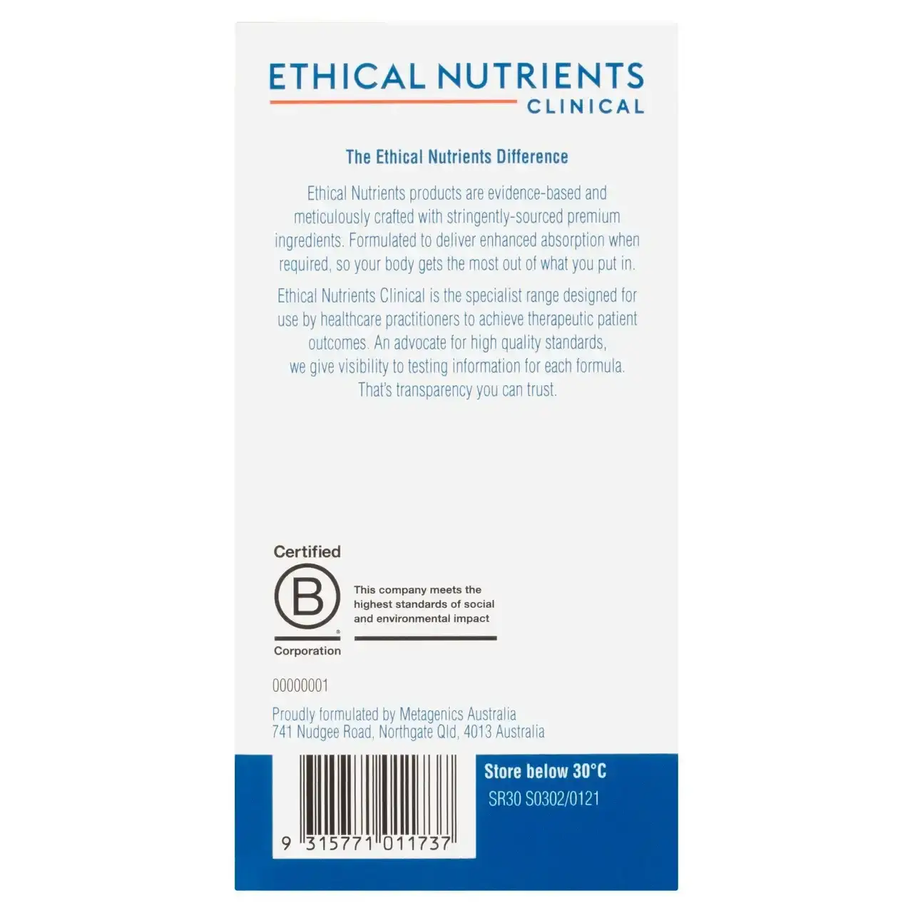 Ethical Nutrients Clinical SPM Resolvin 30 Soft Capsules