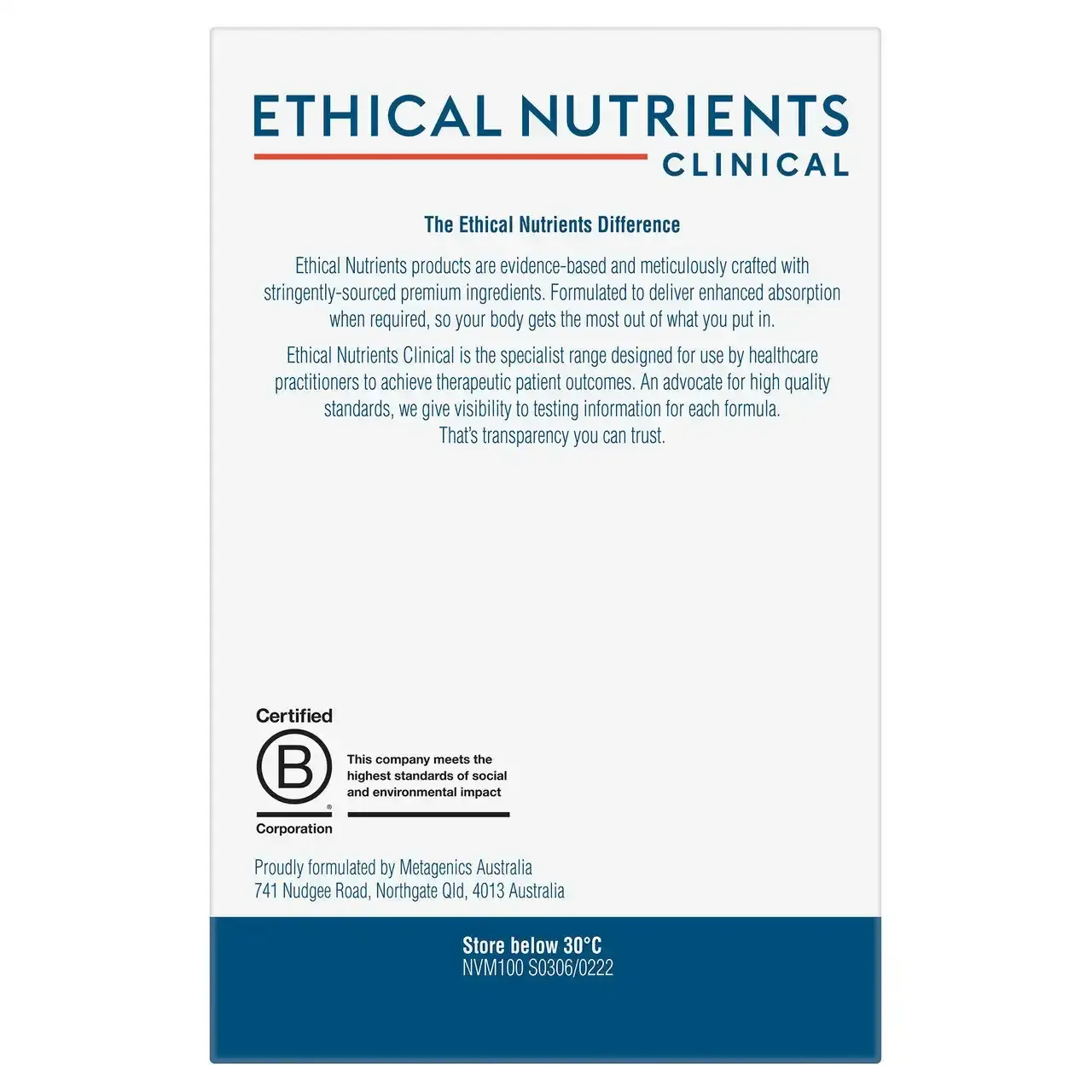 Ethical Nutrients Clinical Nervalgesic Muscle 100g Powder