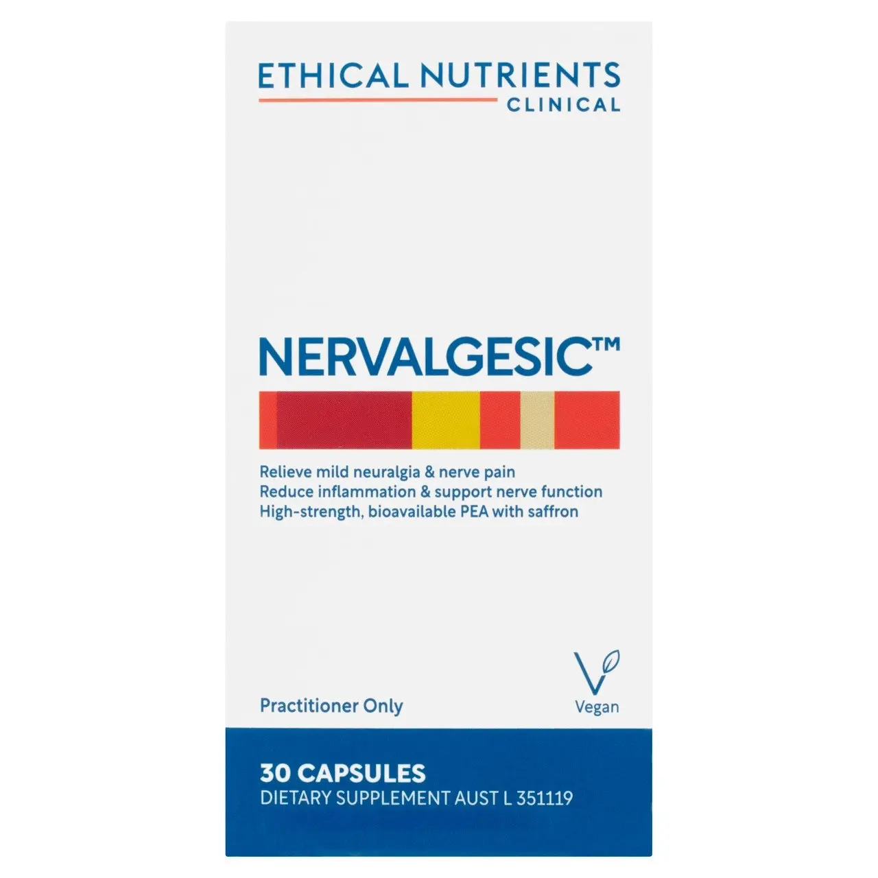 Ethical Nutrients Clinical Nervalgesic 30 Capsules