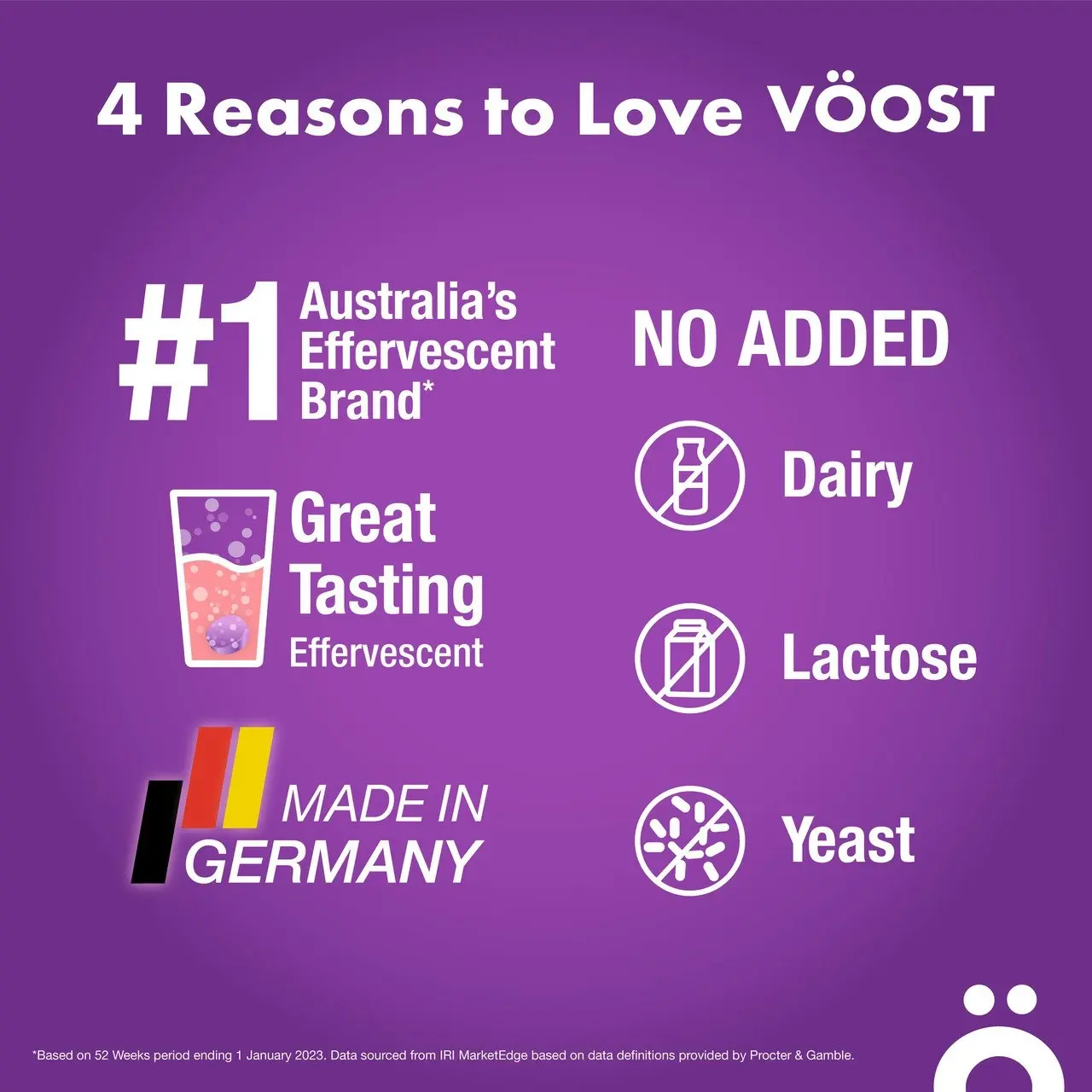 VOOST Vitamin D Berry Effervescent Tablets 20 Pack