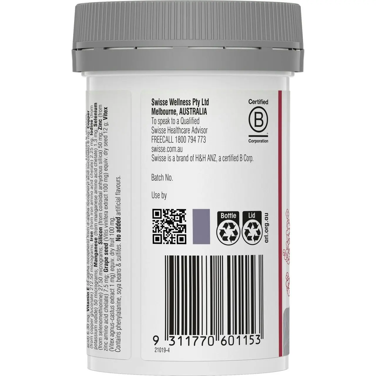 Swisse Beauty Hair Nutrition For Women 60 Capsules