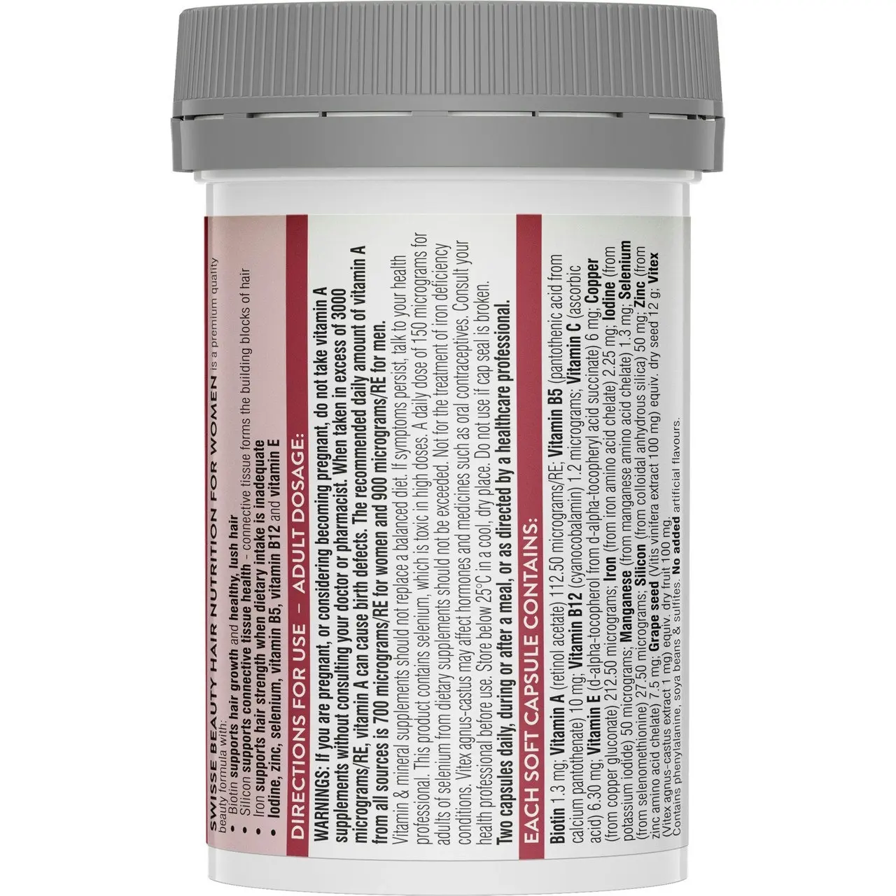 Swisse Beauty Hair Nutrition For Women 60 Capsules