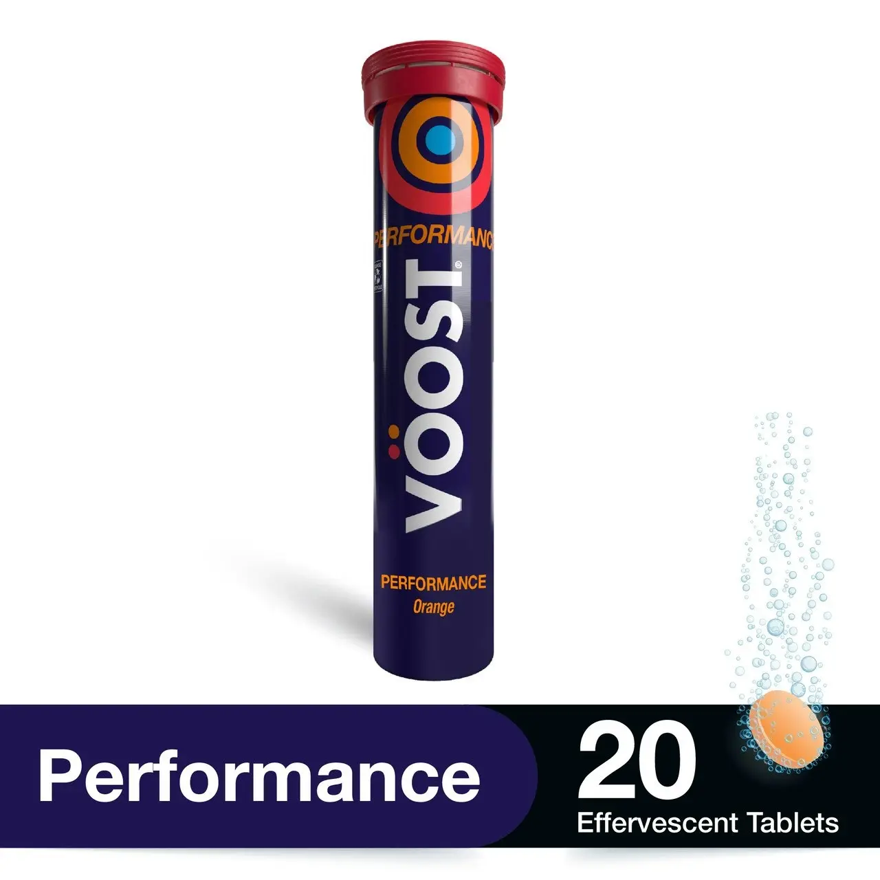 VOOST Vitamin B+ Performance Orange Effervescent Tablets 20 Pack