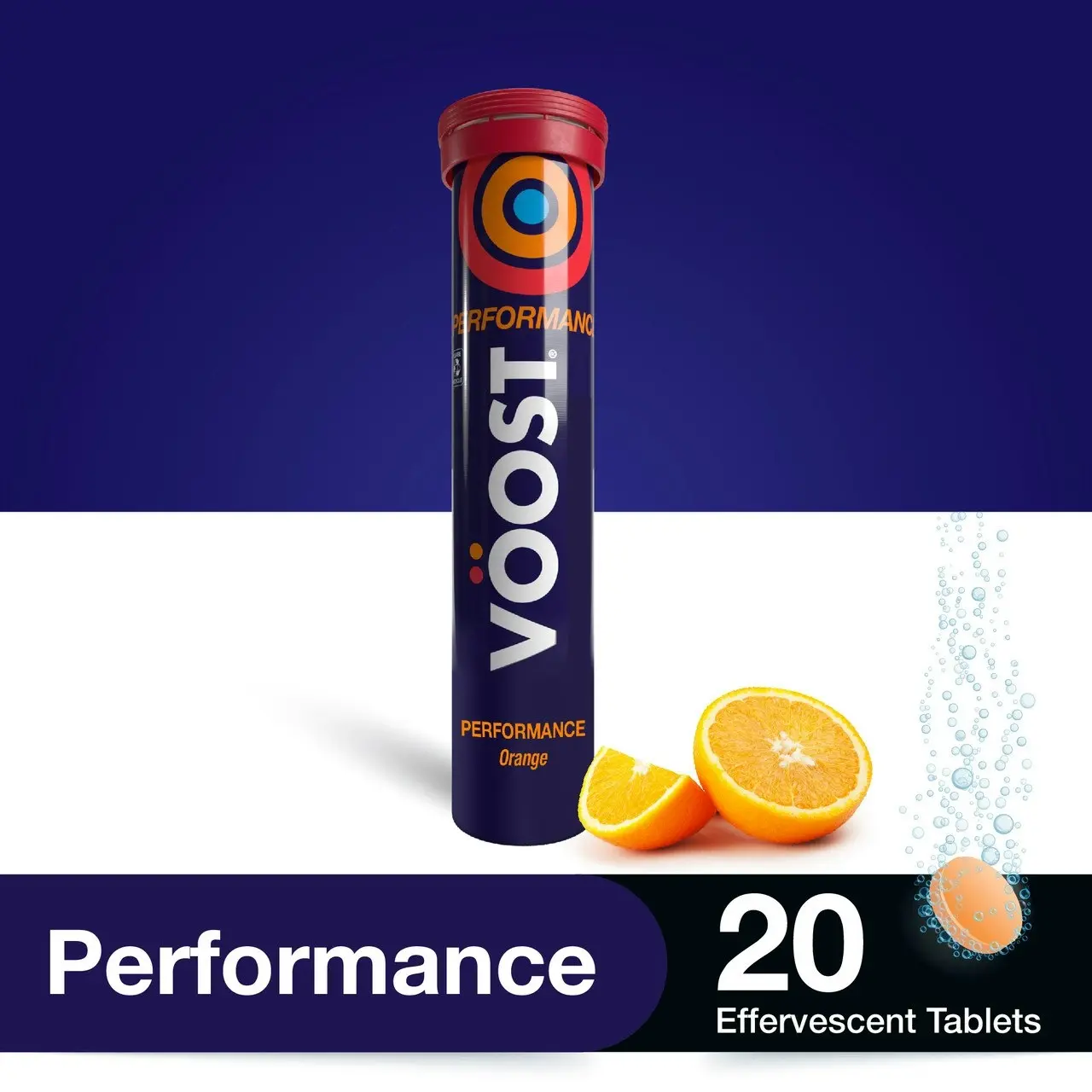 VOOST Vitamin B+ Performance Orange Effervescent Tablets 20 Pack