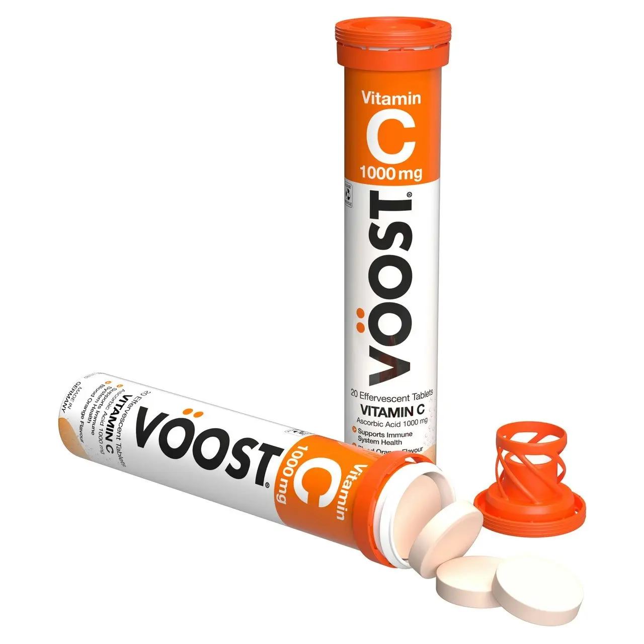 VOOST Vitamin C Blood Orange Effervescent Tablets 20 Pack