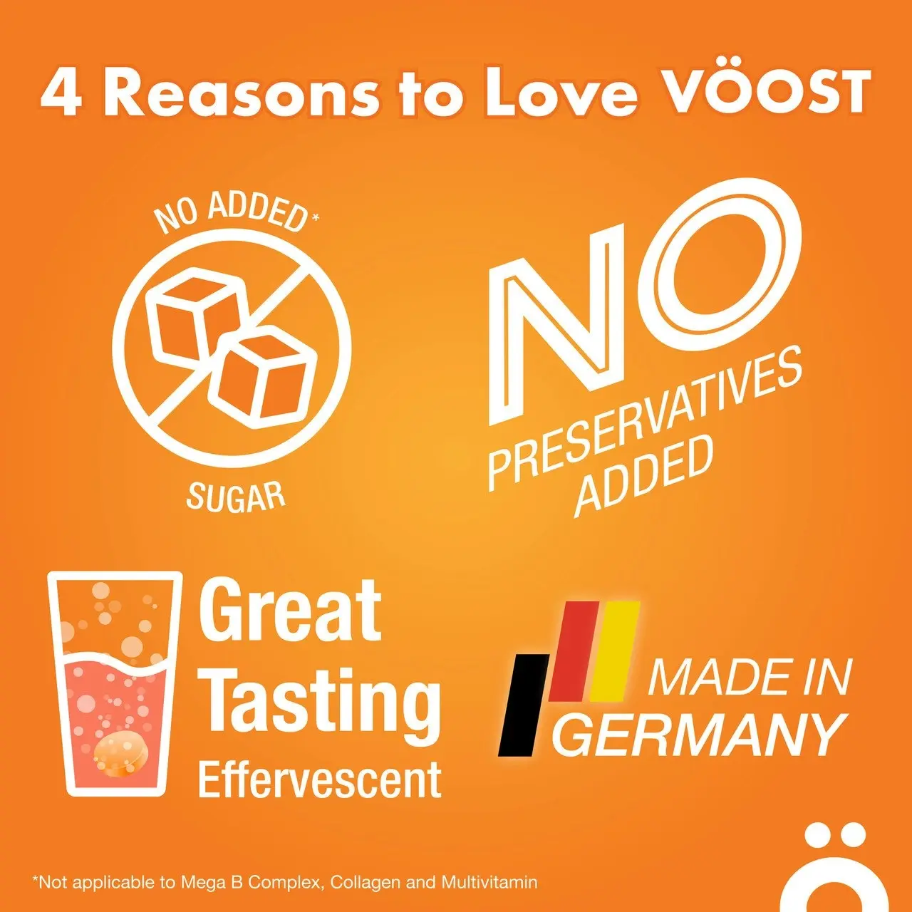 VOOST Vitamin C Blood Orange Effervescent Tablets 20 Pack