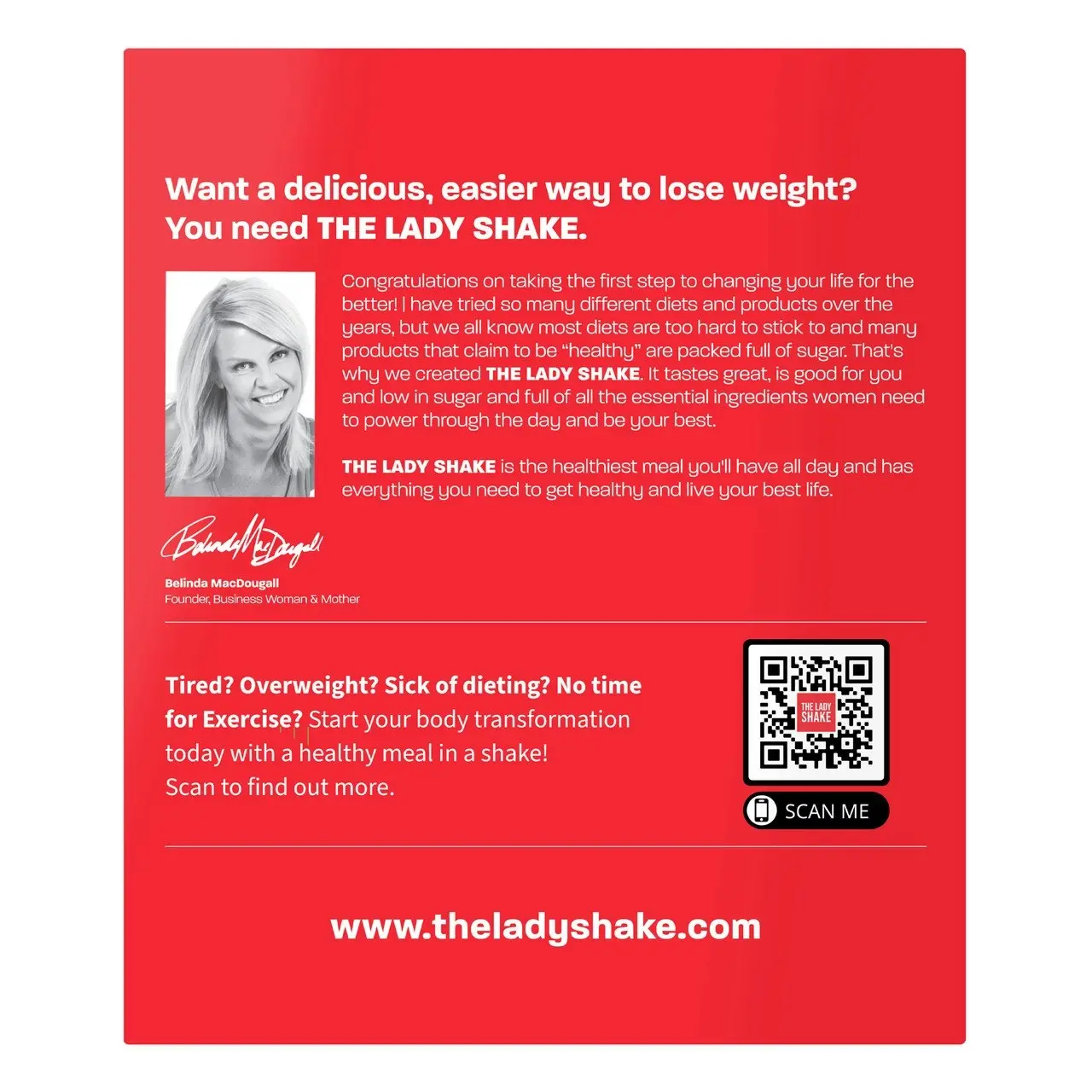 The Lady Shake Meal Replacement Variety Pack - 14 pack