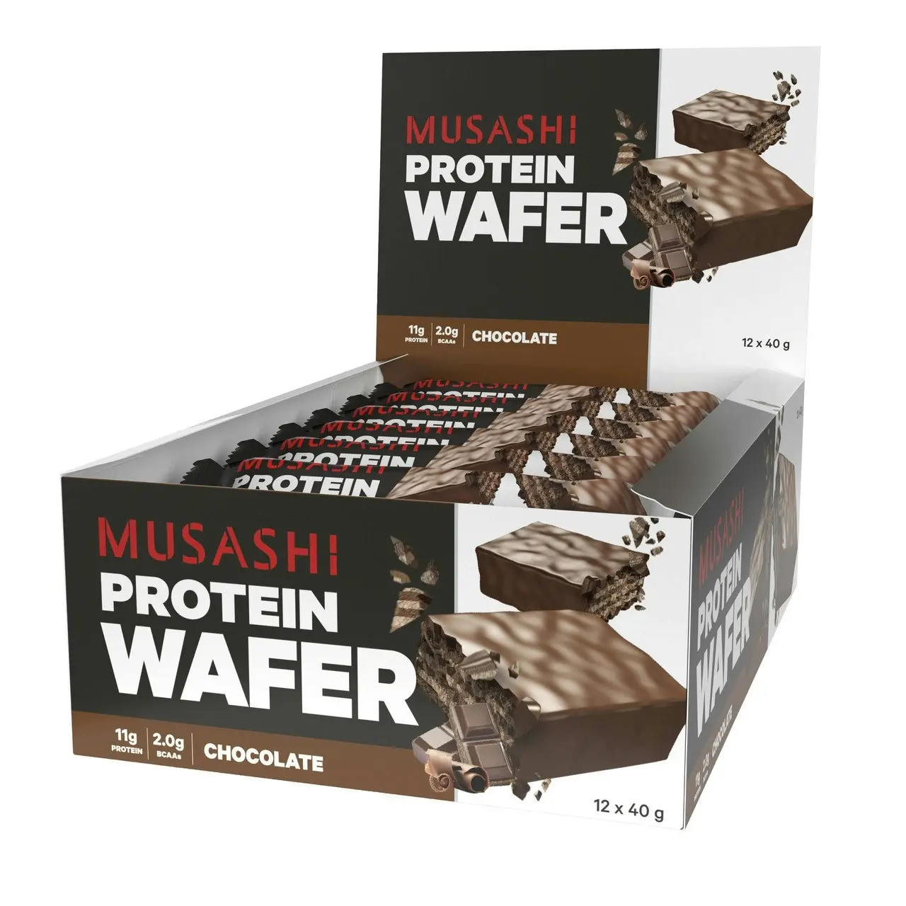 Musashi Protein Wafer Bar Chocolate 40g