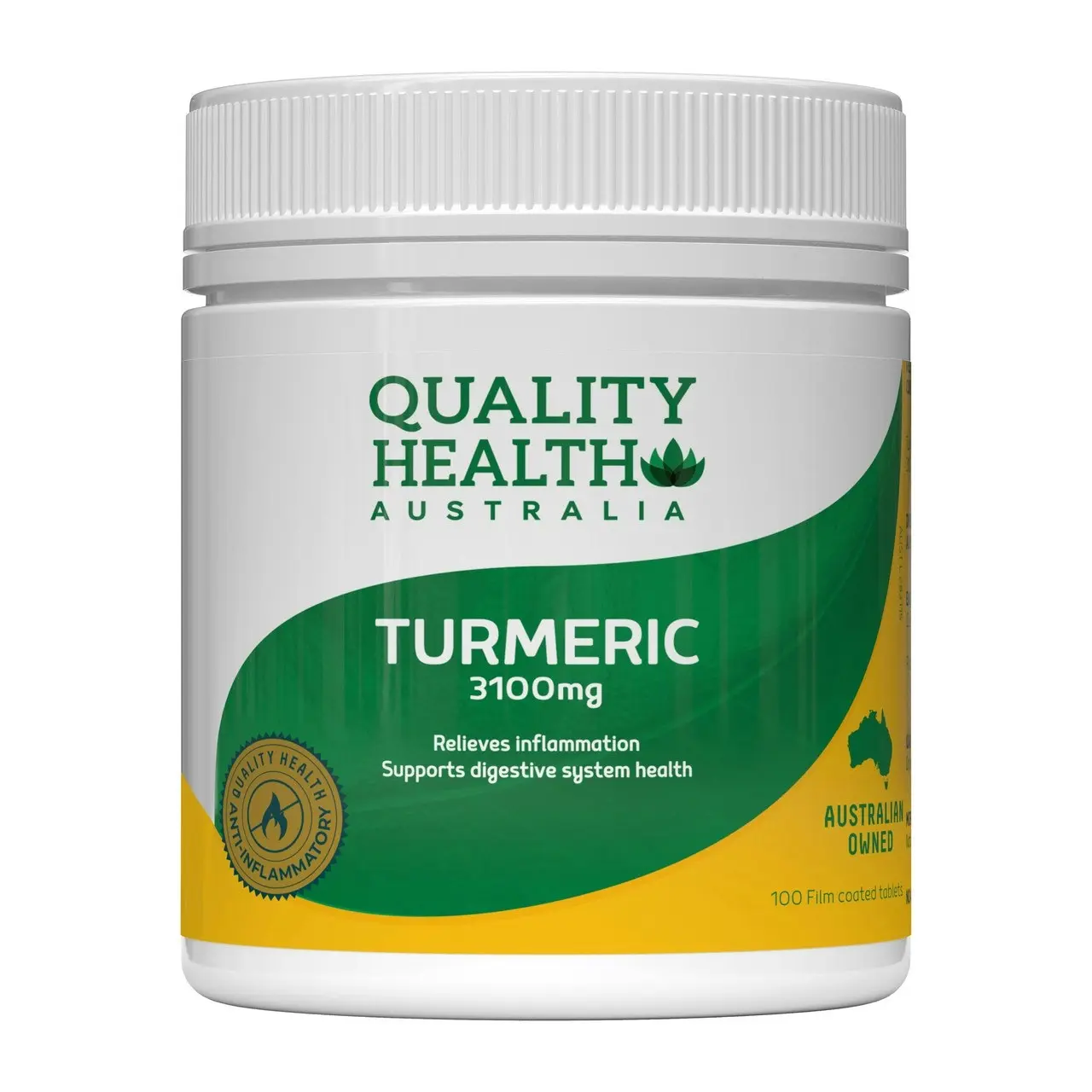 Quality Health Australia Turmeric 3100mg 100s