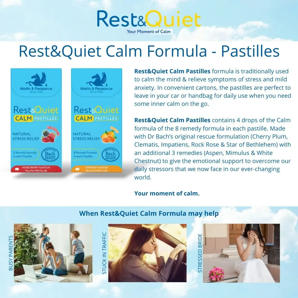 Rest&Quiet Calm Mixed Berry Pastilles 50g