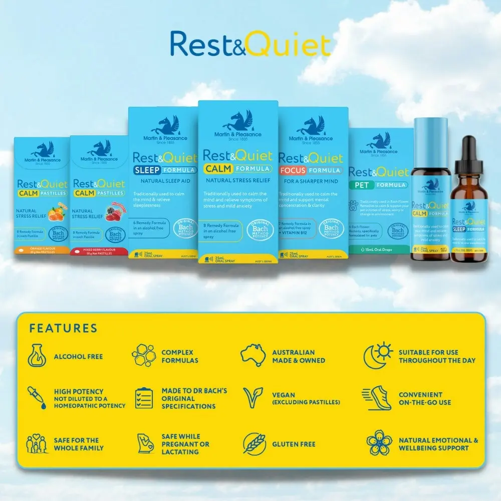 Rest&Quiet Calm Mixed Berry Pastilles 50g