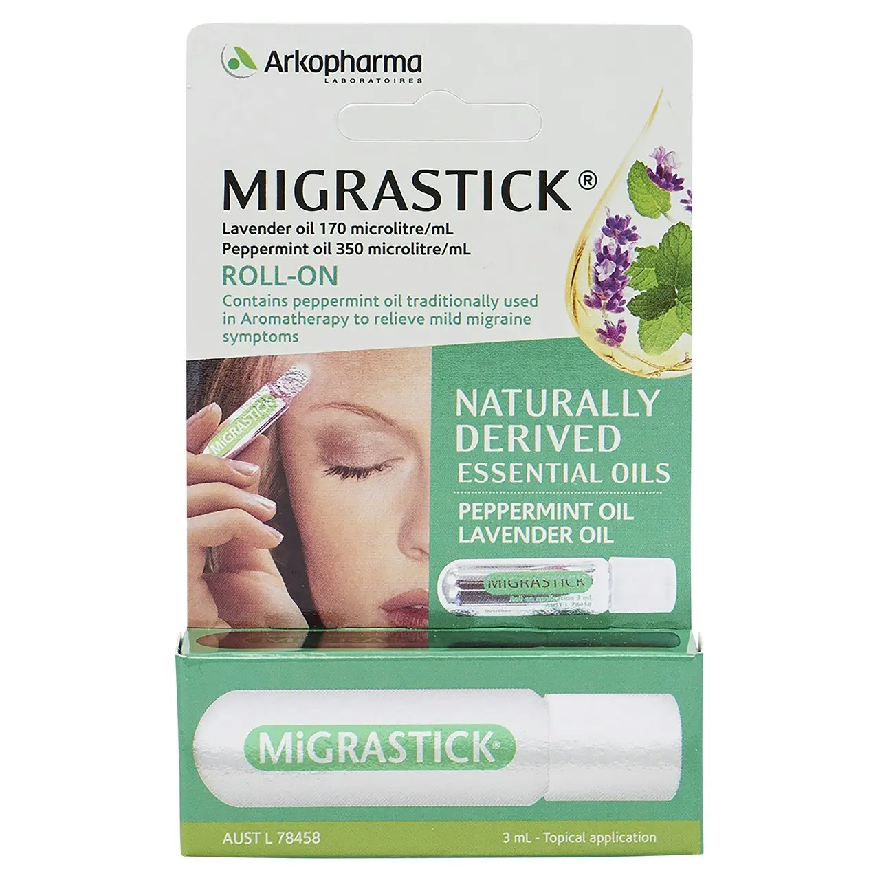 MIGRA Migrastick 3mL Roll-On Bottle