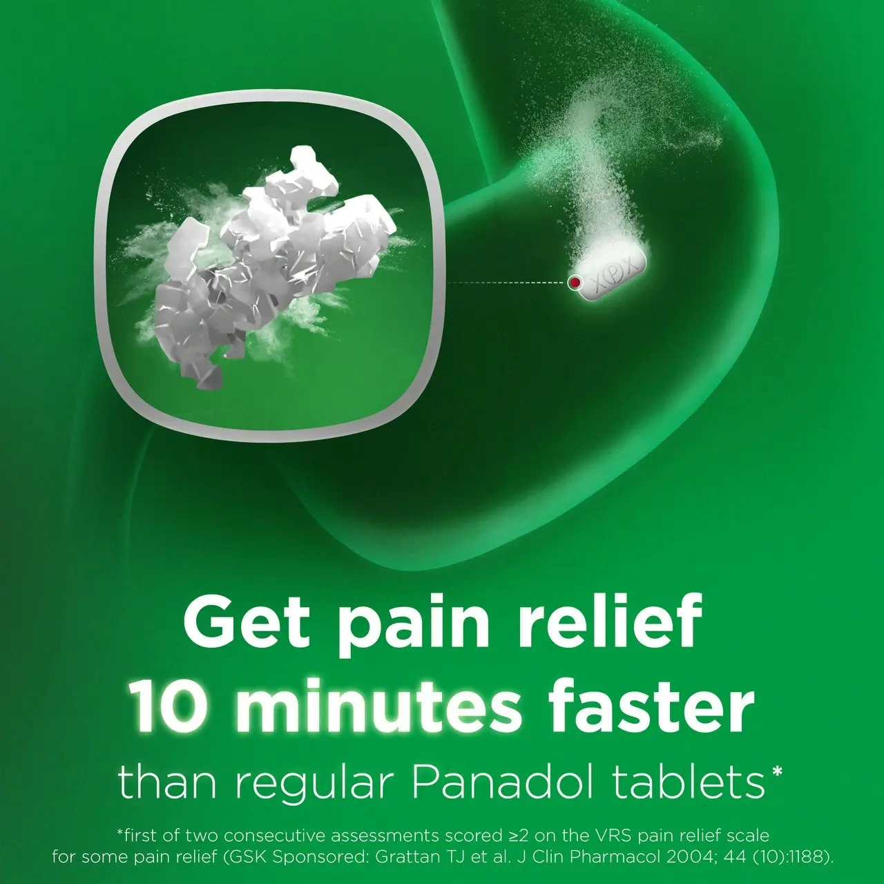 Panadol Rapid for Pain Relief, Paracetamol - 500mg 20 Caplets