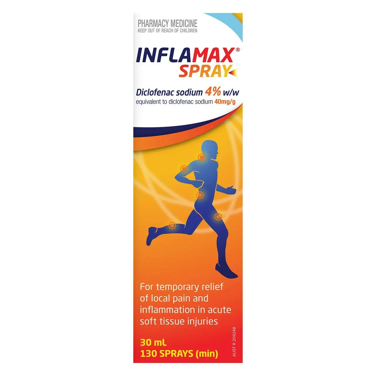 Inflamax Spray 30mL - Diclofenac 4%