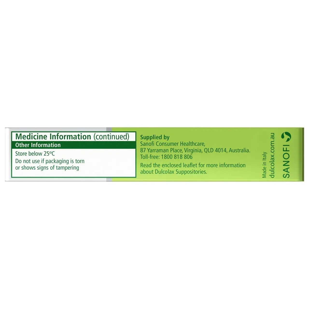 Dulcolax Suppositories 10 Pack