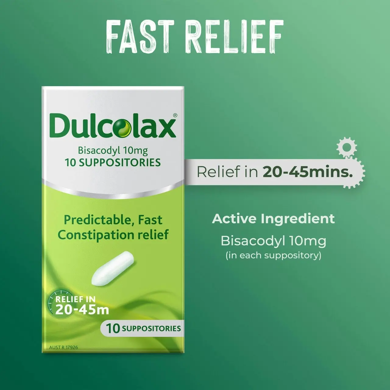 Dulcolax Suppositories 10 Pack