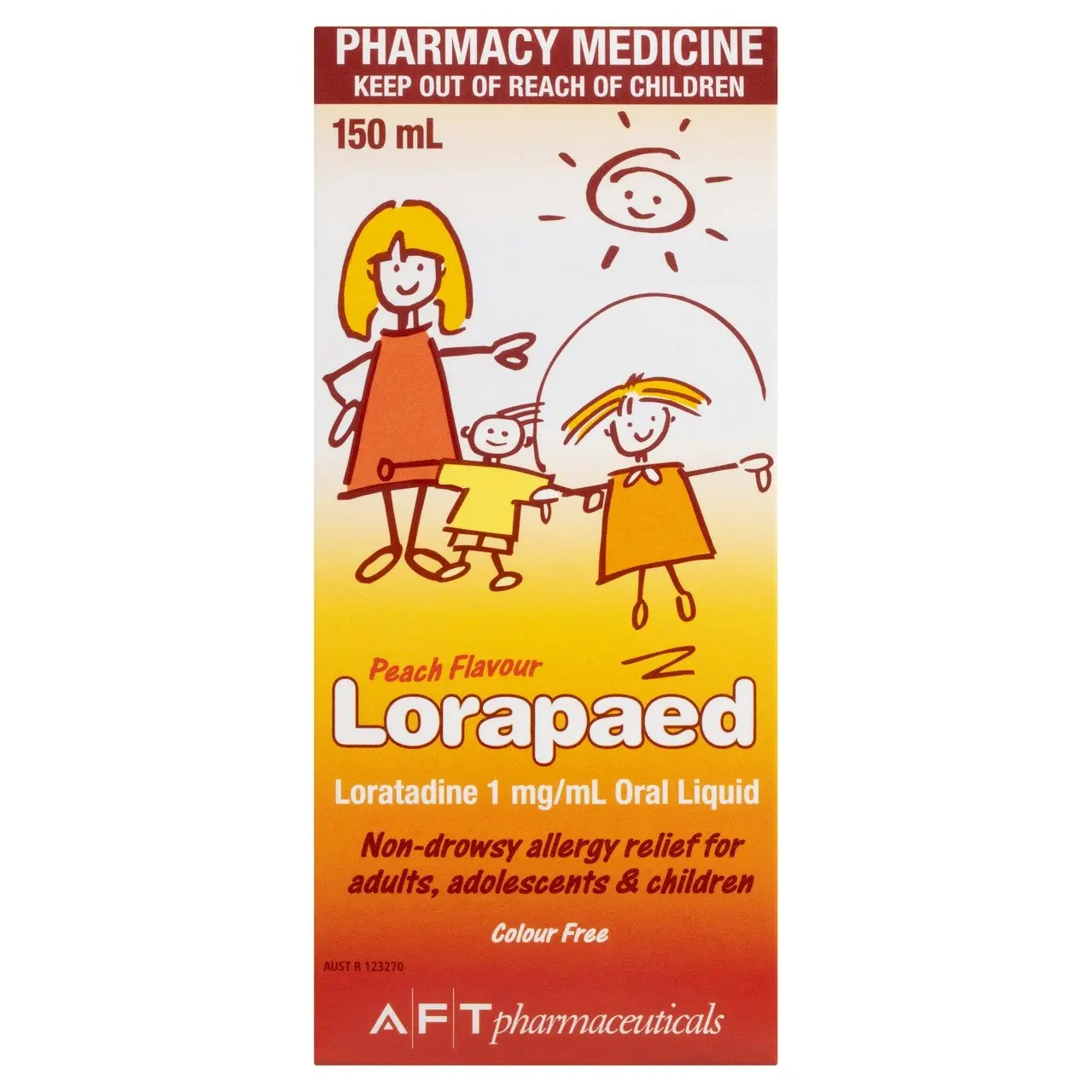 Lorapaed(R) Liquid Peach Flavour 150mL