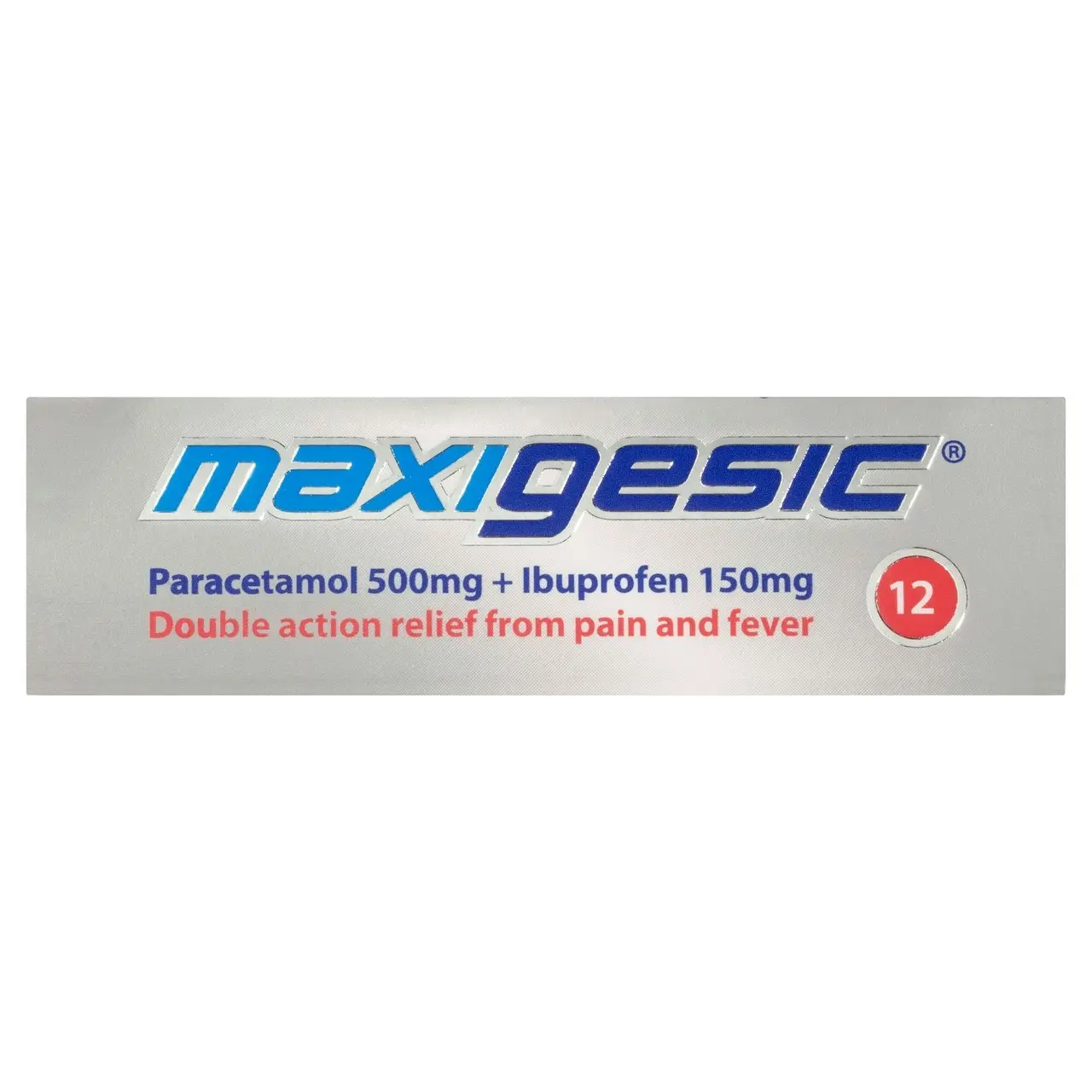 MAXIGESIC(R) Double Action Pain Relief 12 Tablets