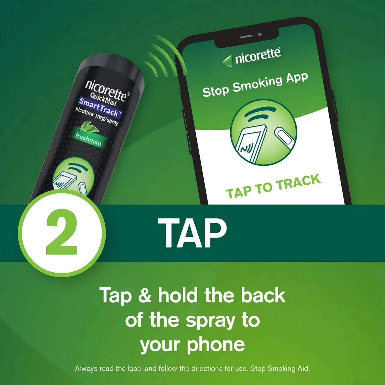 Nicorette Quit Smoking QuickMist SmartTrack Nicotine Mouthspray Duo Pack