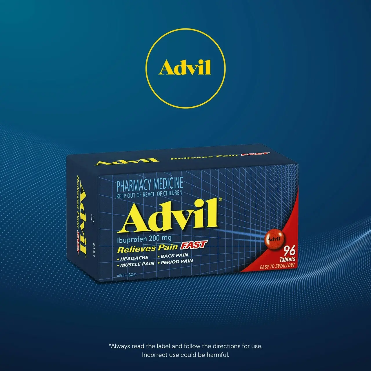 Advil Tablets 200mg Ibuprofen 24 Pack