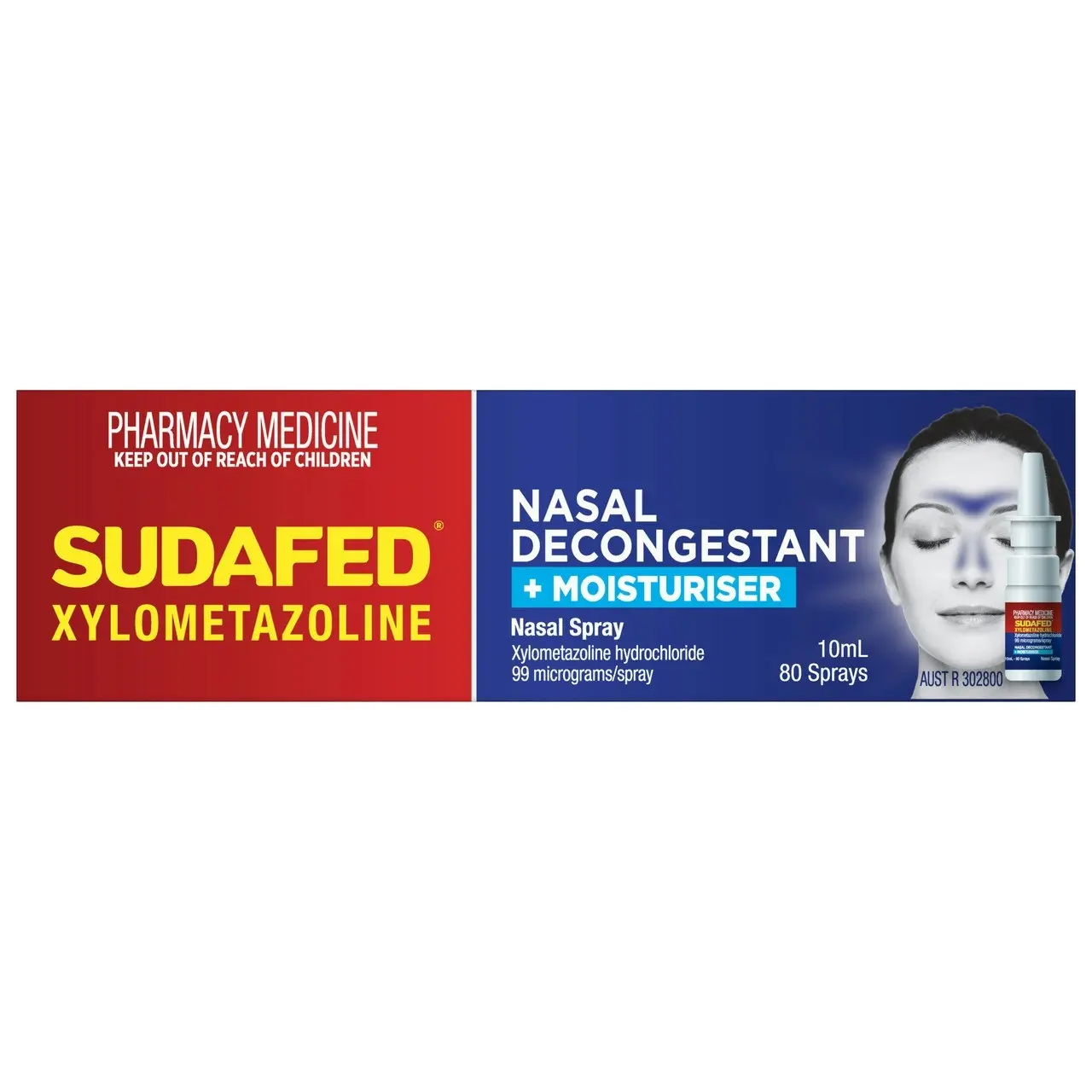 SUDAFED Xylo Nasal Decongestant Spray 10mL