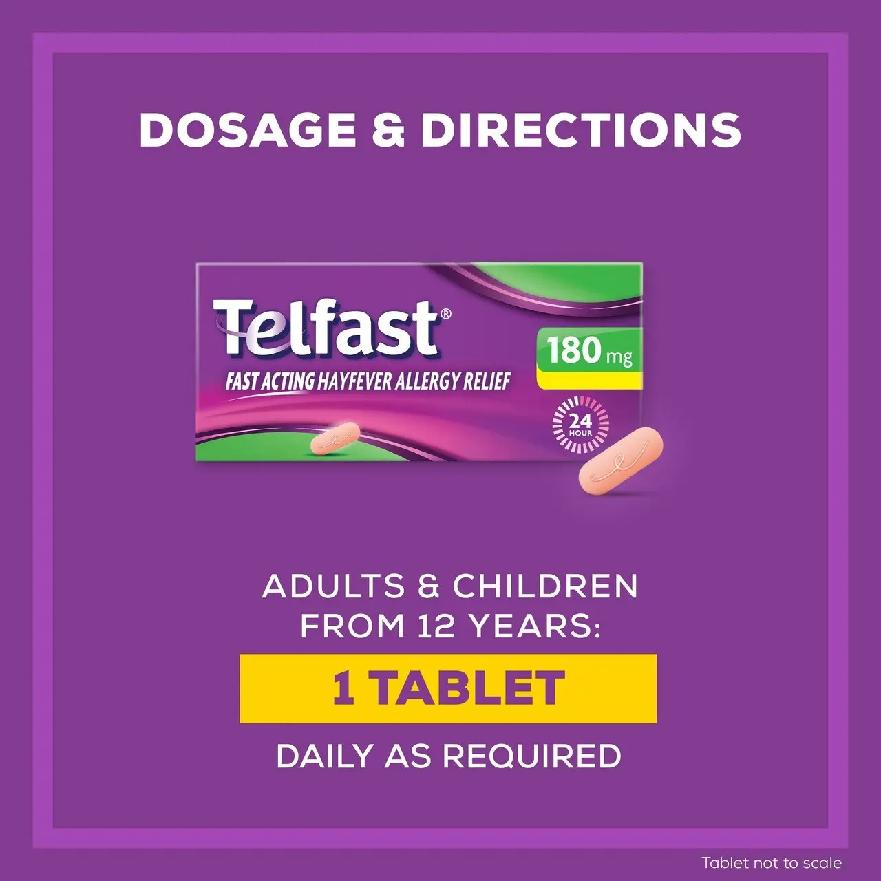 Telfast 180mg 60 Tablets