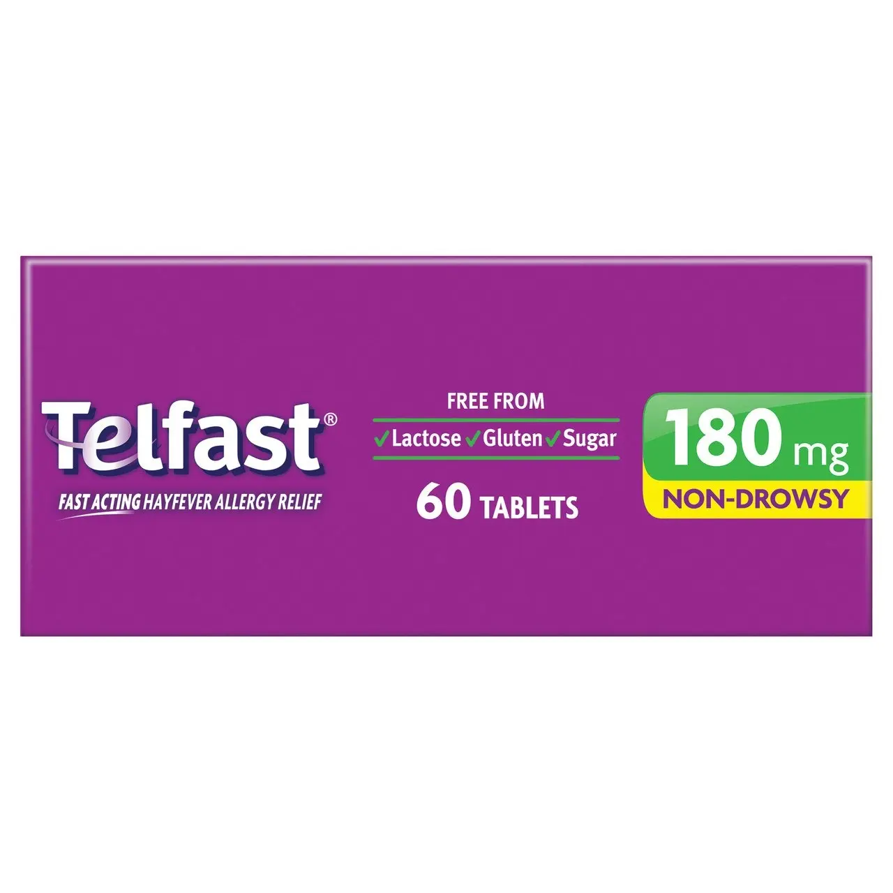 Telfast 180mg 60 Tablets