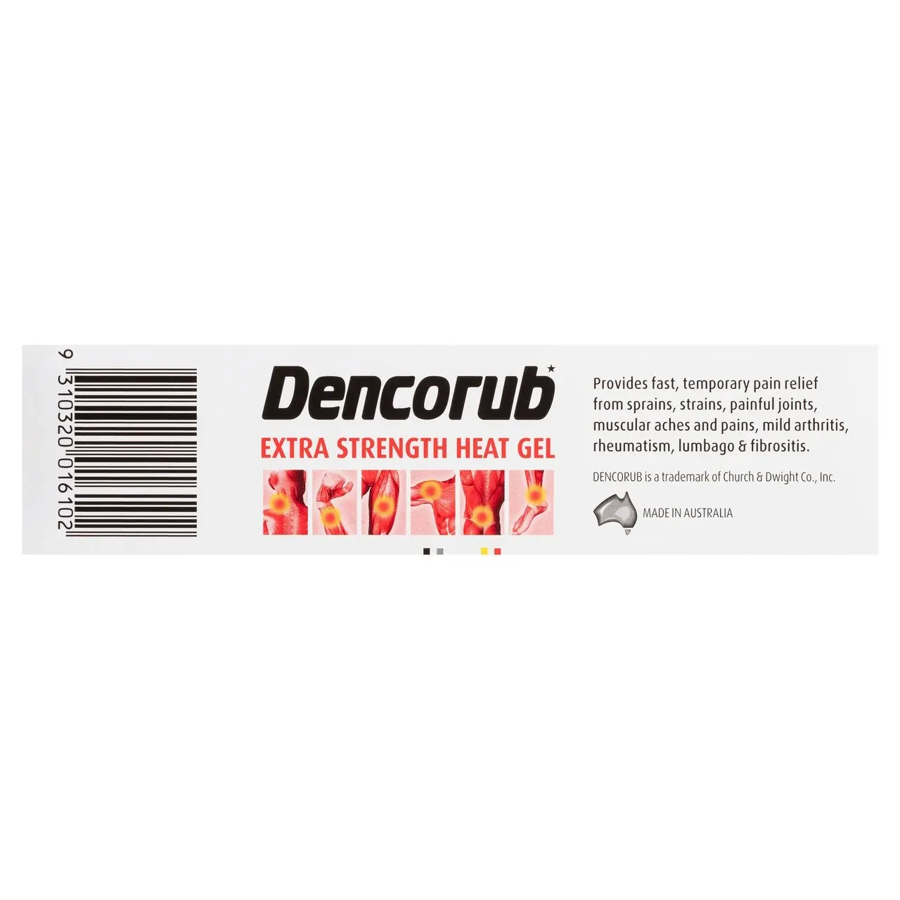 Dencorub Extra Strength Heat Gel 100g