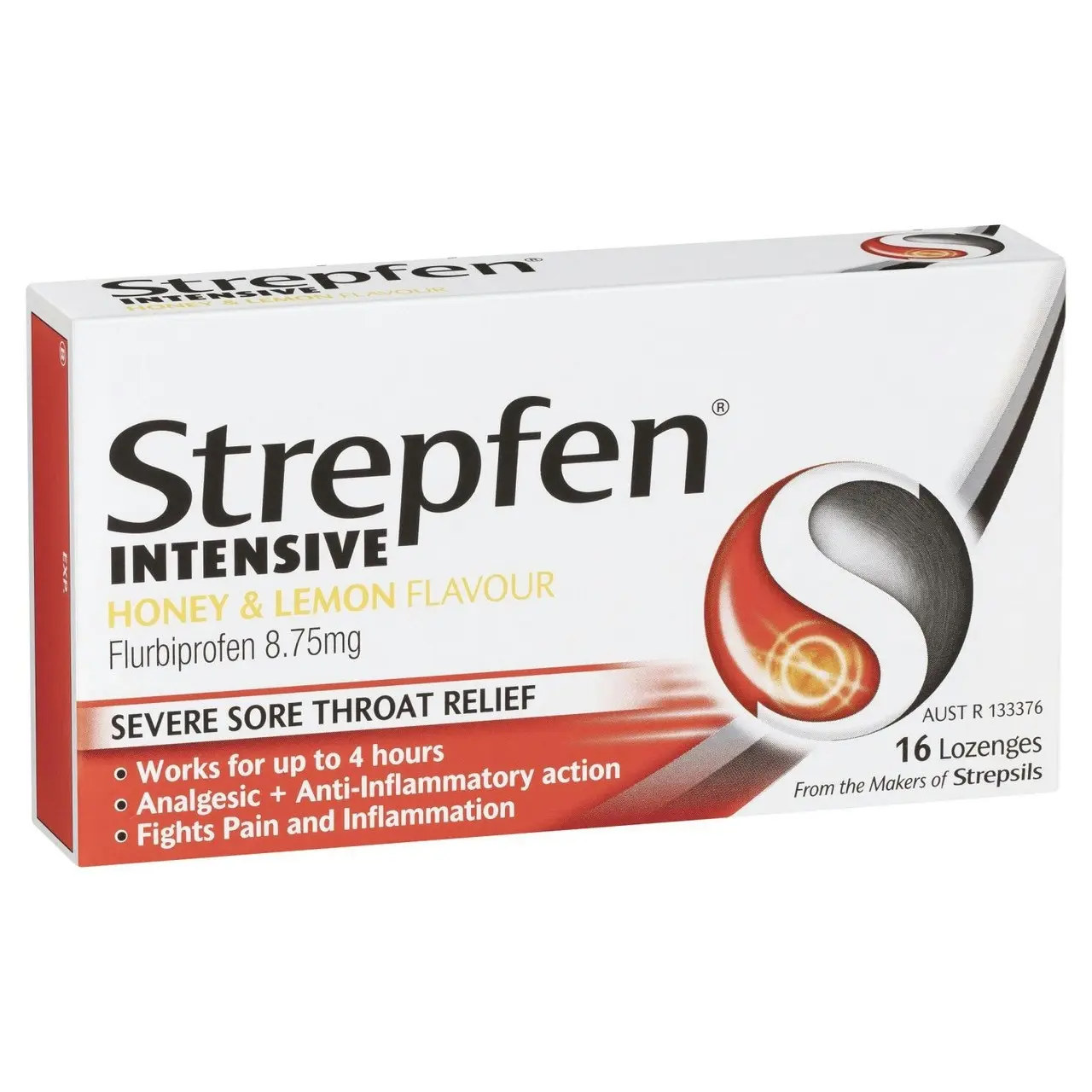 Strepfen Intensive Honey & Lemon Flavoured Lozenges 16