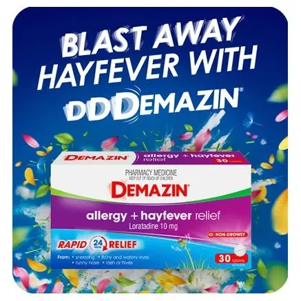 Demazin Allergy + Hayfever Relief Non-Drowsy 30 Tablets