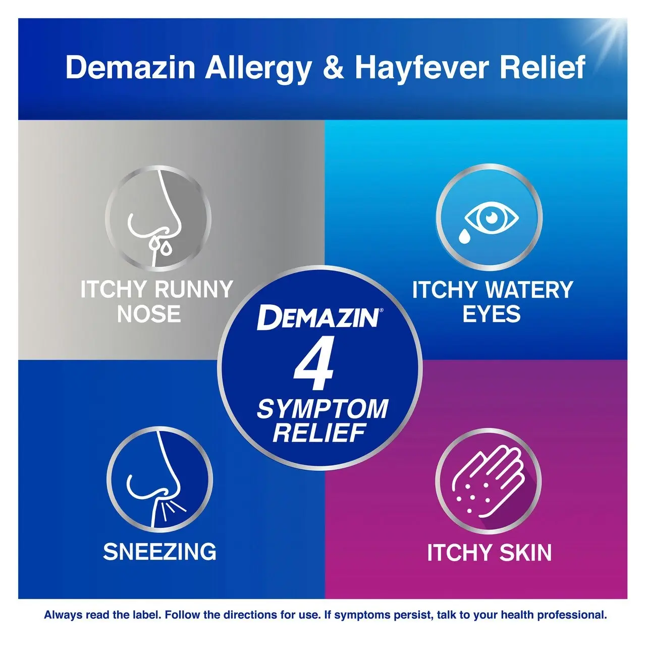 Demazin Allergy + Hayfever Relief Non-Drowsy 30 Tablets