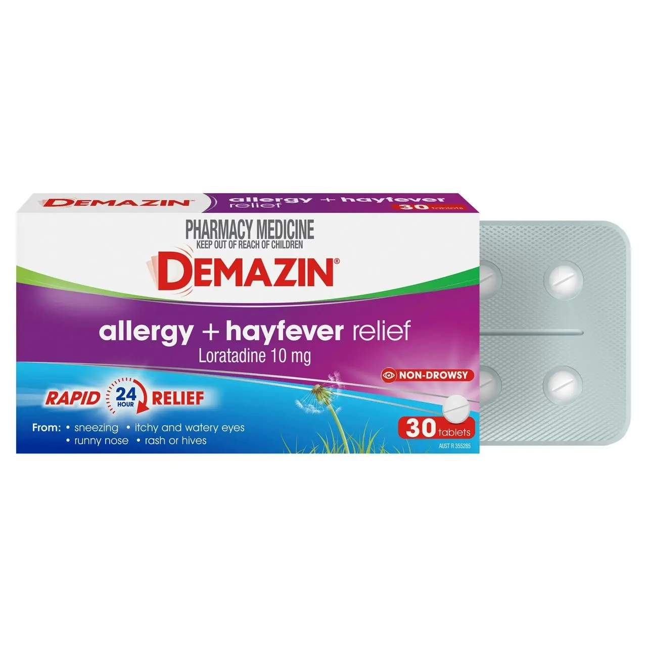 Demazin Allergy + Hayfever Relief Non-Drowsy 30 Tablets