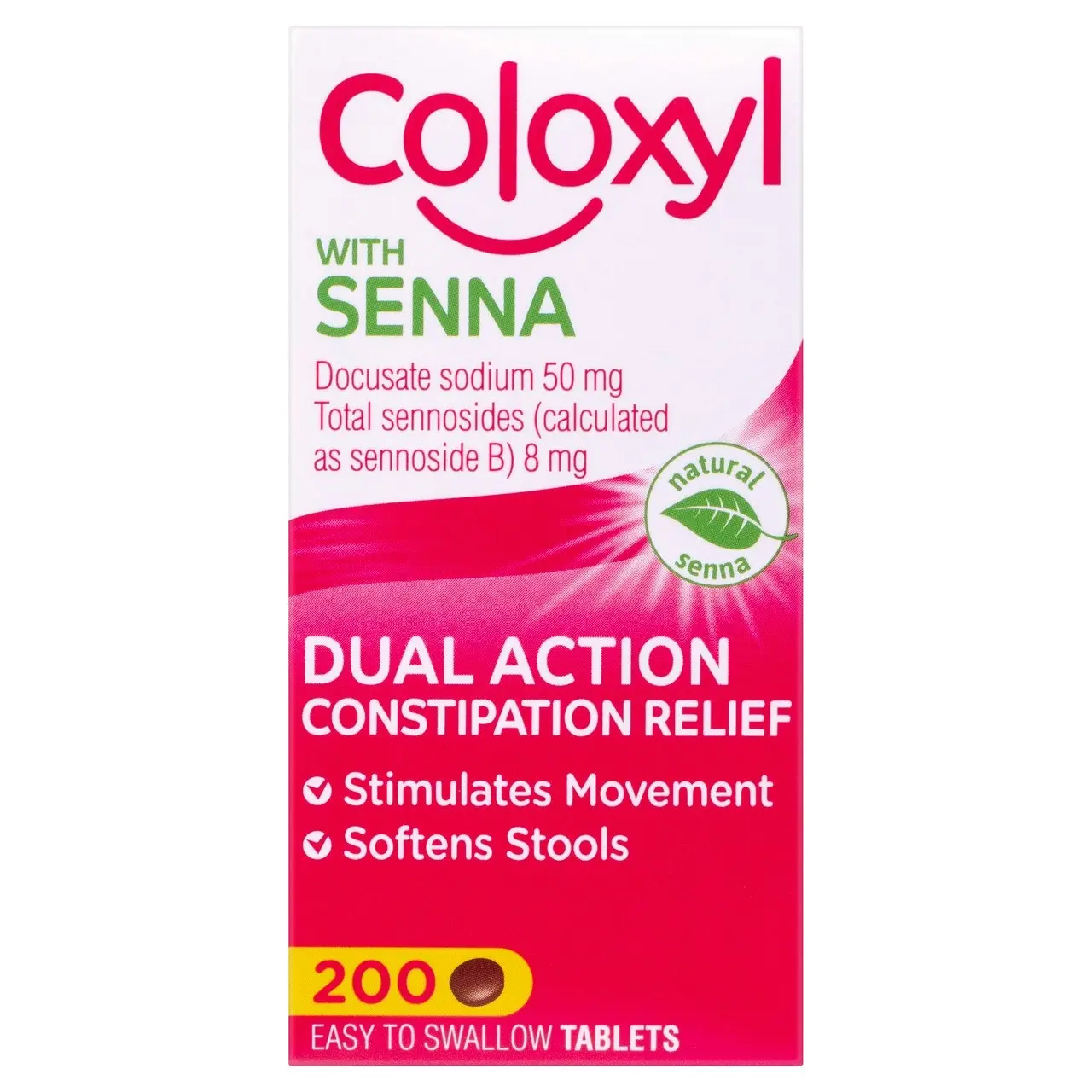 Coloxyl with Senna  200 tablets