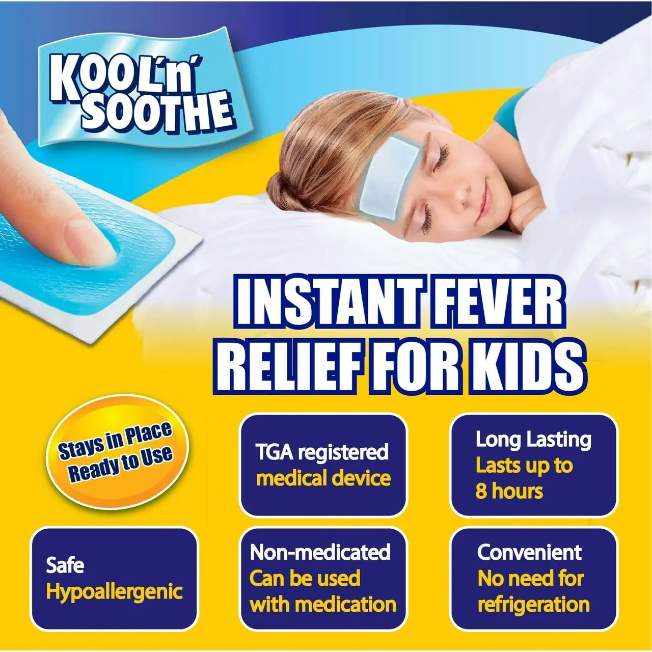 Kool 'n' Soothe Fever 6 Sheets