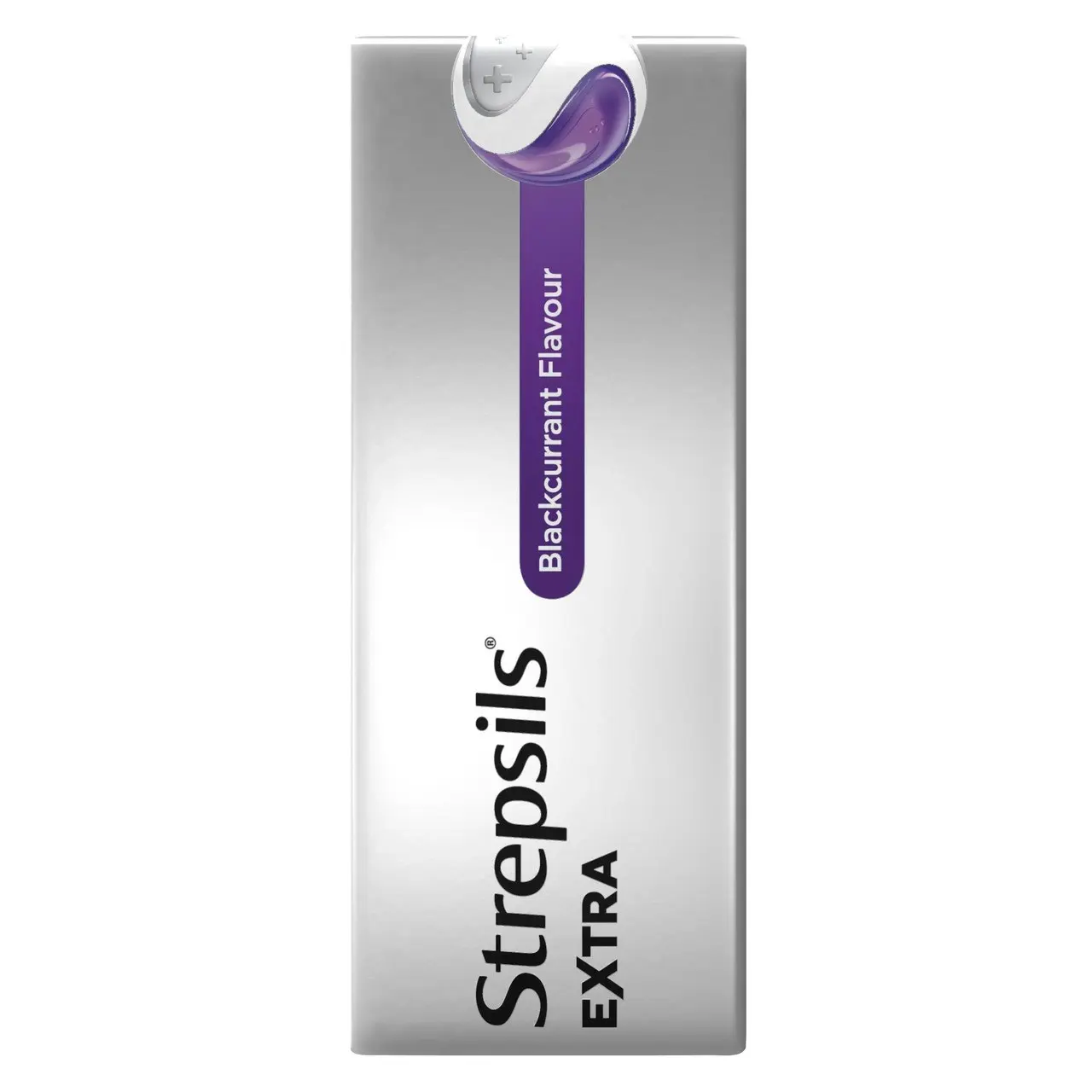 Strepsils Extra Blackcurrant Fast Numbing Sore Throat Pain Relief with Anaesthetic Lozenges 36 pack