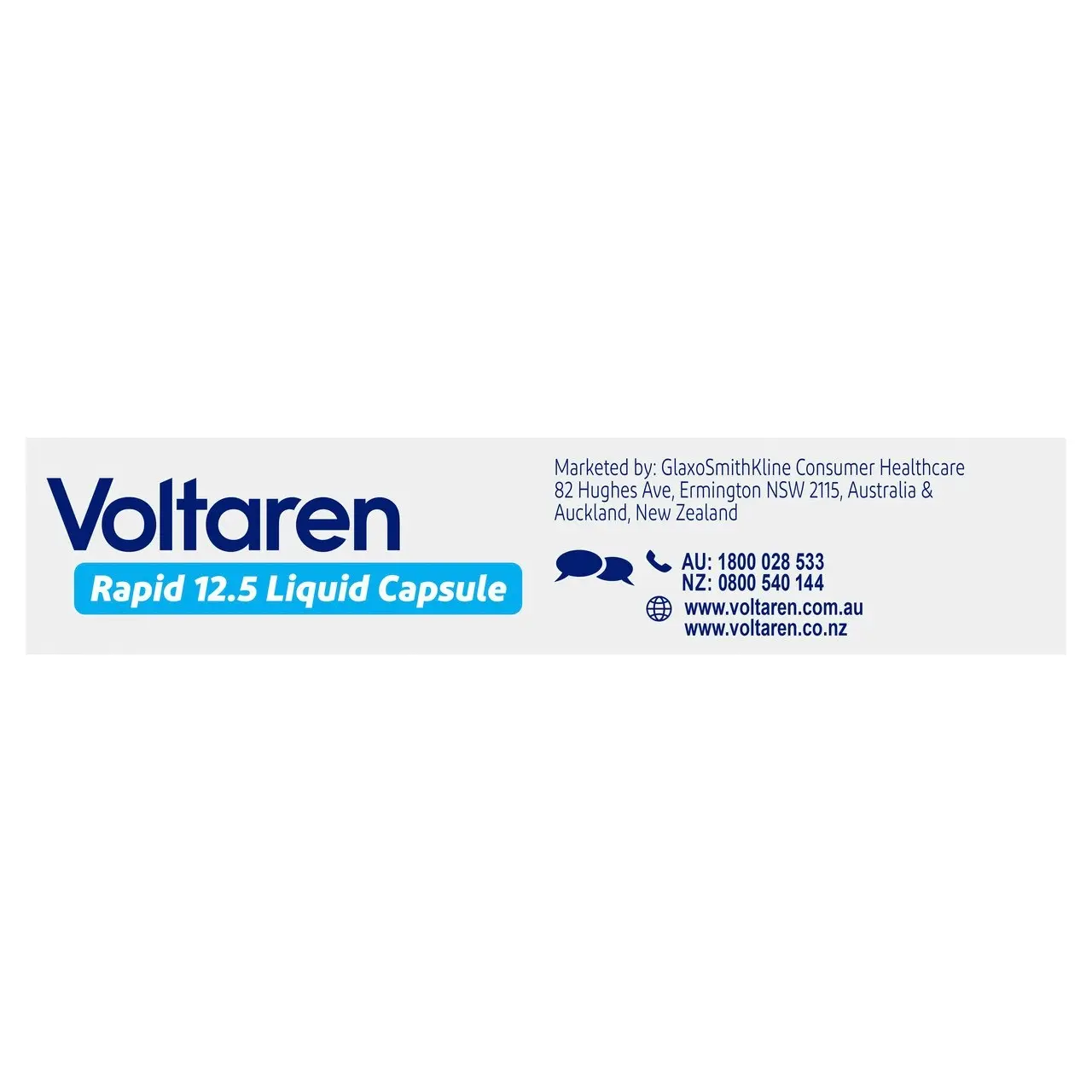 Voltaren Rapid 12.5 Liquid Capsule 20 Pack