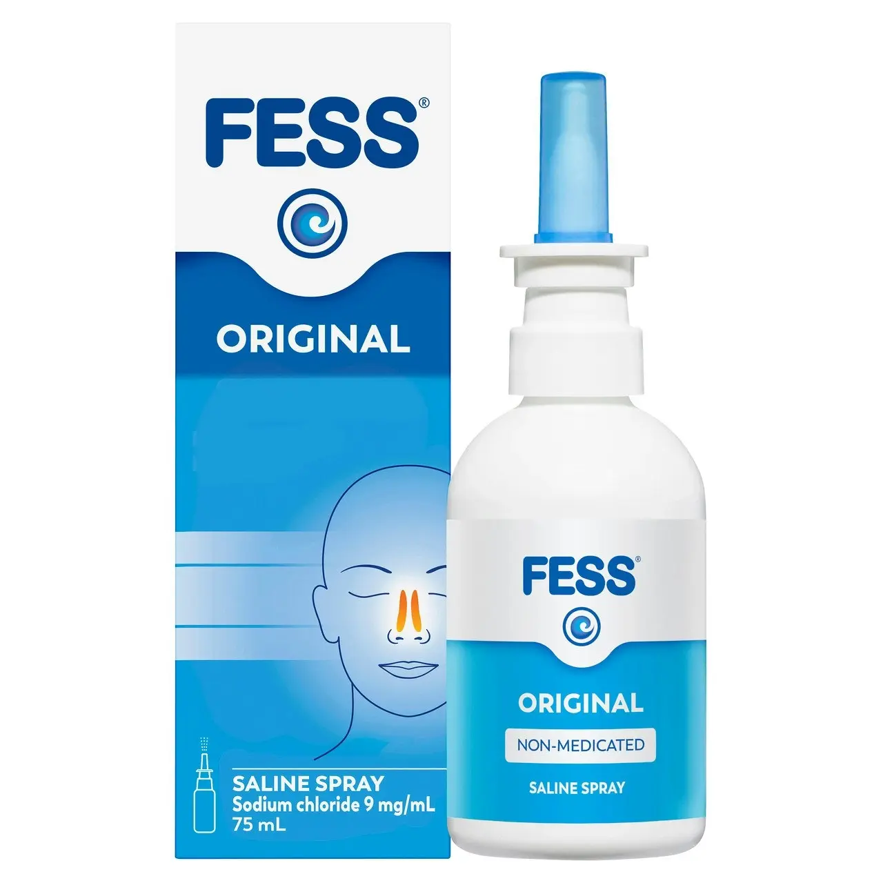 FESS Original Nasal Saline Spray 75mL