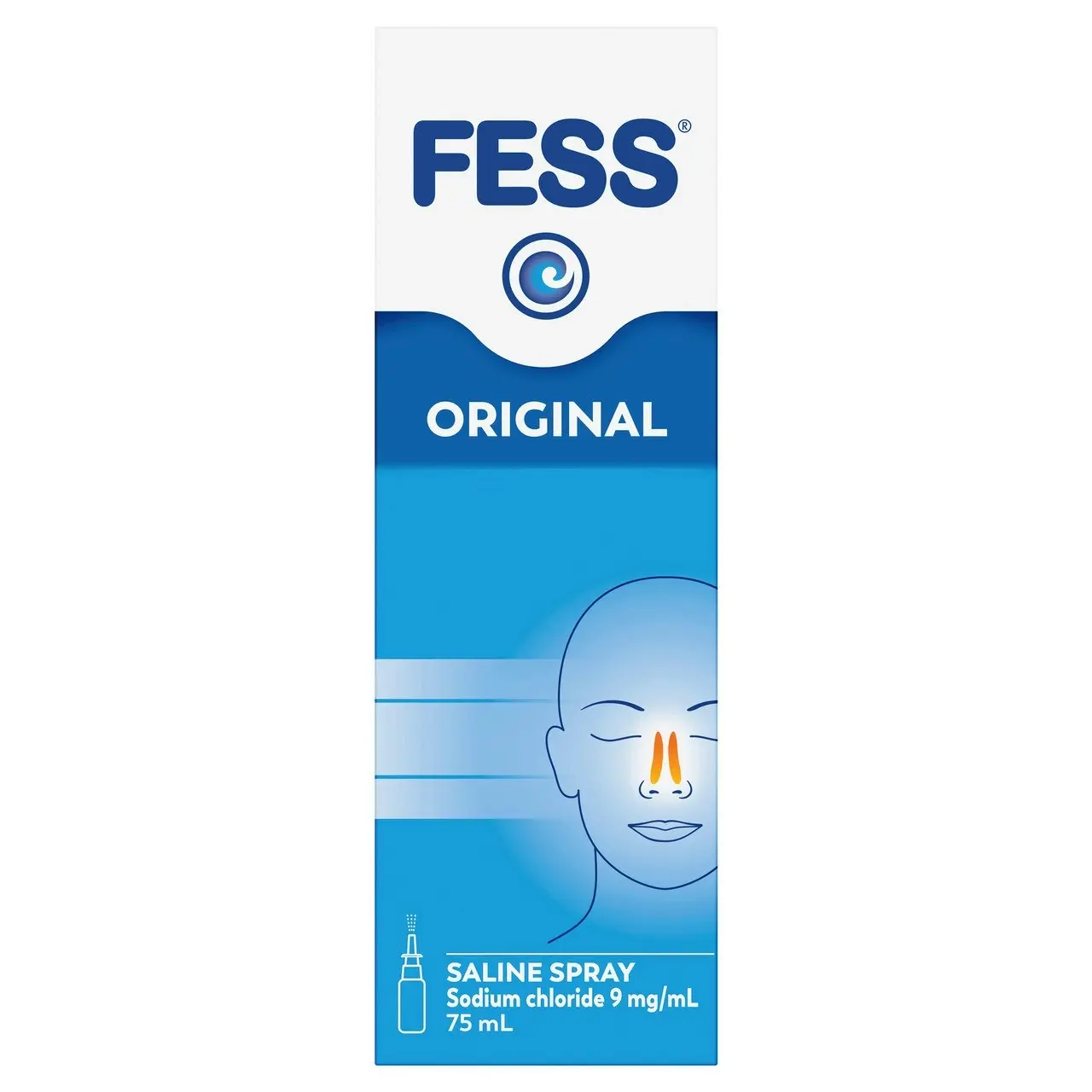 FESS Original Nasal Saline Spray 75mL