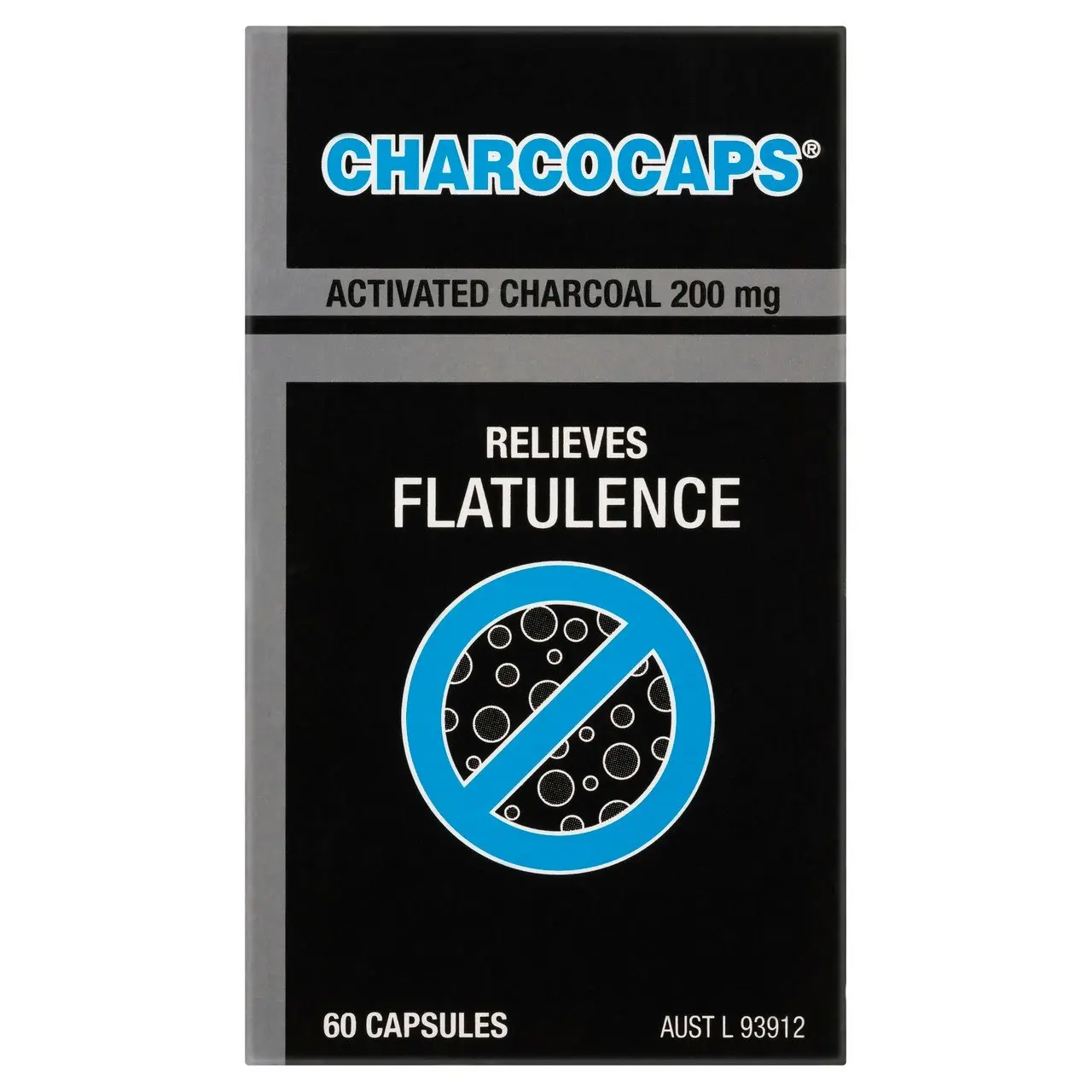 Charcocaps 200mg Capsules