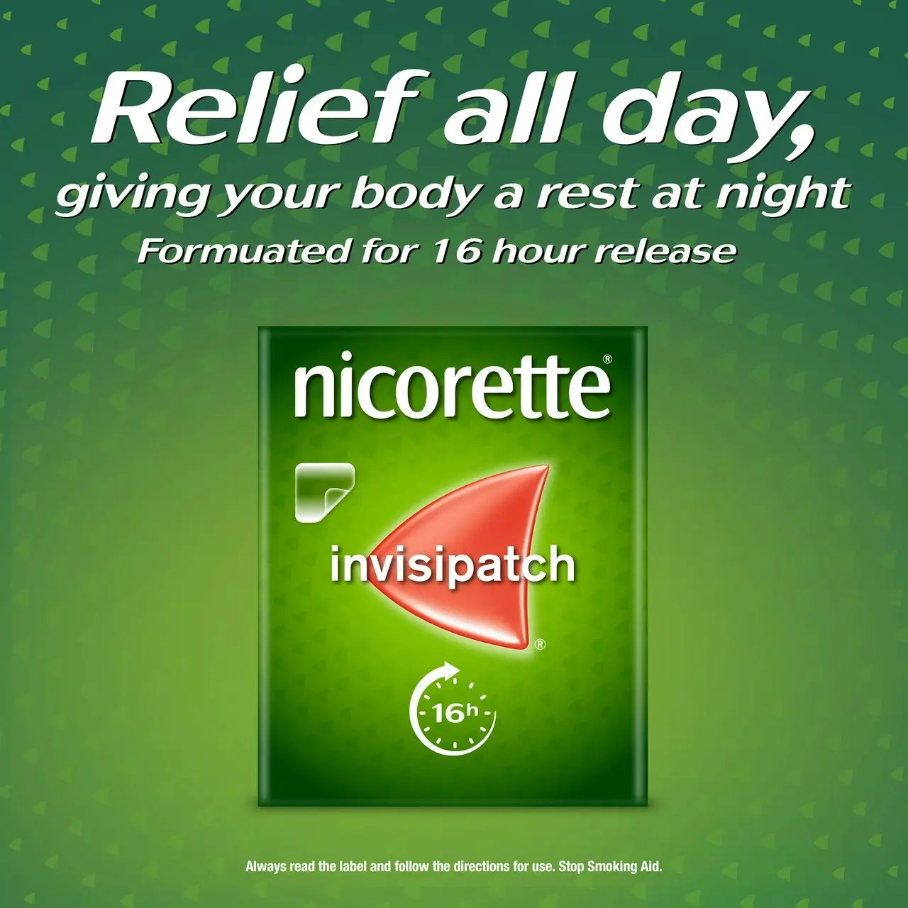 Nicorette Quit Smoking Nicotine 16 Hour Invisipatch Step 2 7 Pack