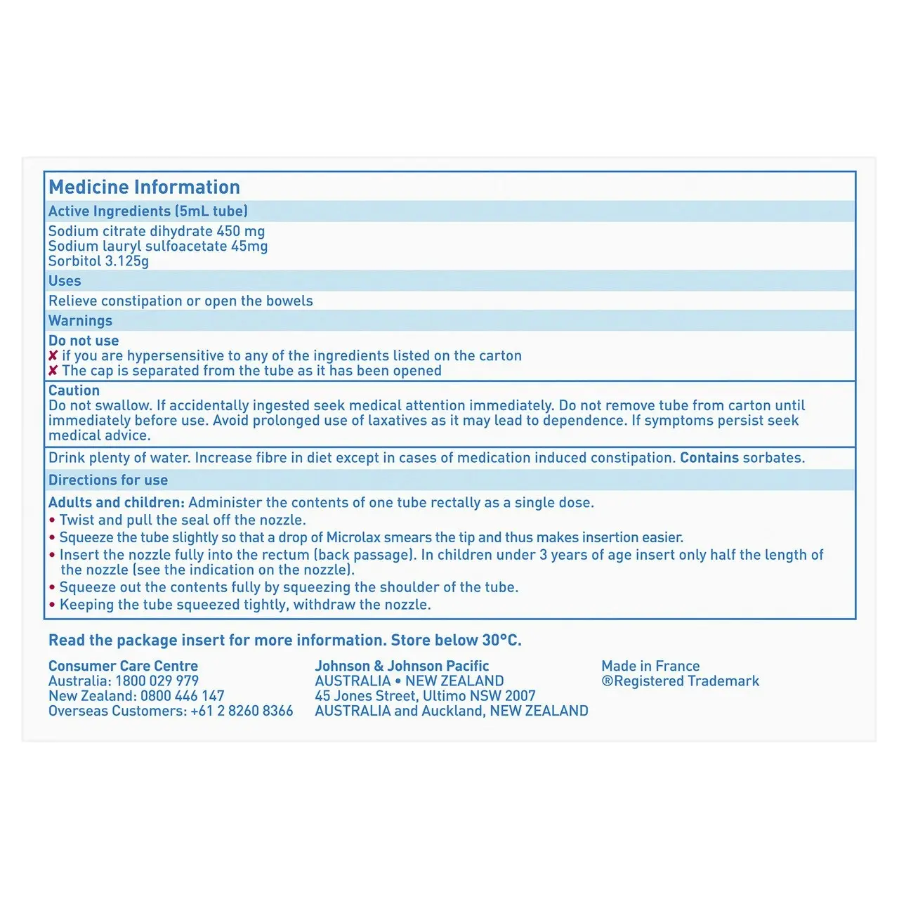 MICROLAX Enema 5mL 12 Pack