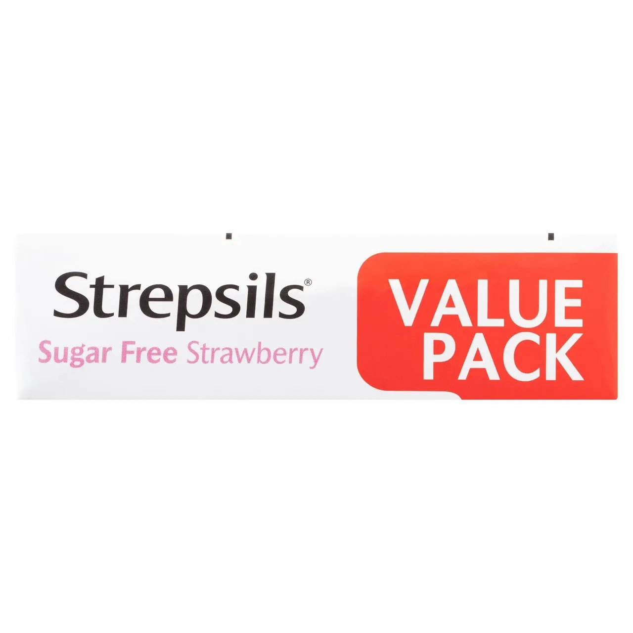 Strepsils Sore Throat Relief Sugar Free Strawberry 36 Pack