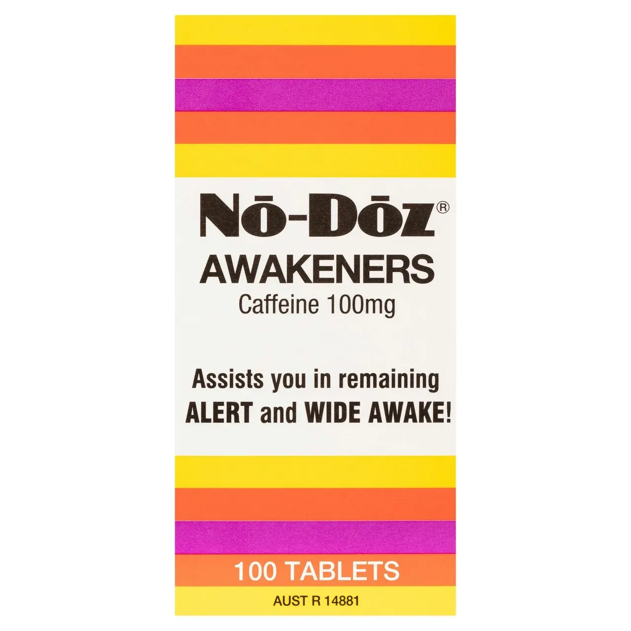 No-Doz Awakeners 100 Tablets