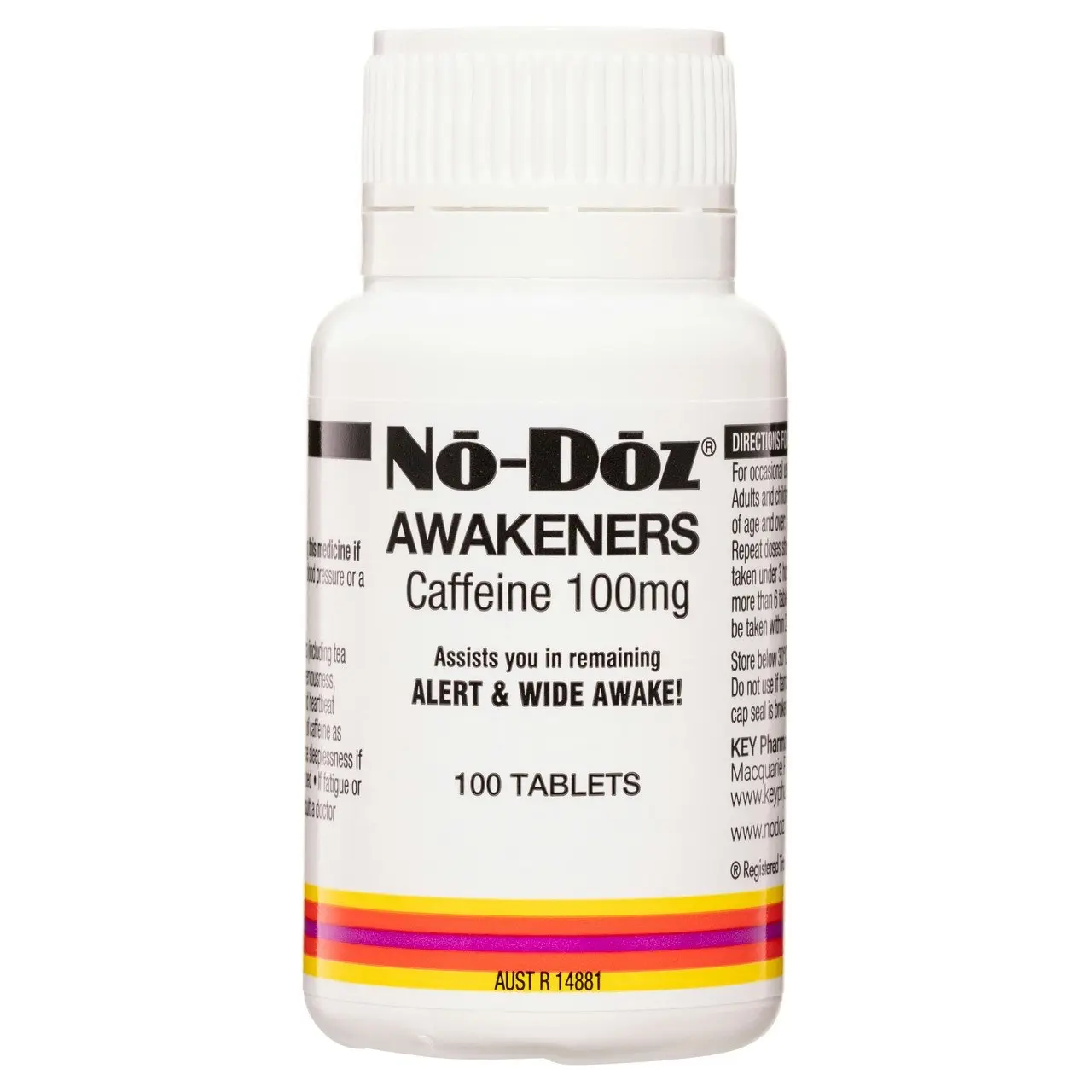 No-Doz Awakeners 100 Tablets